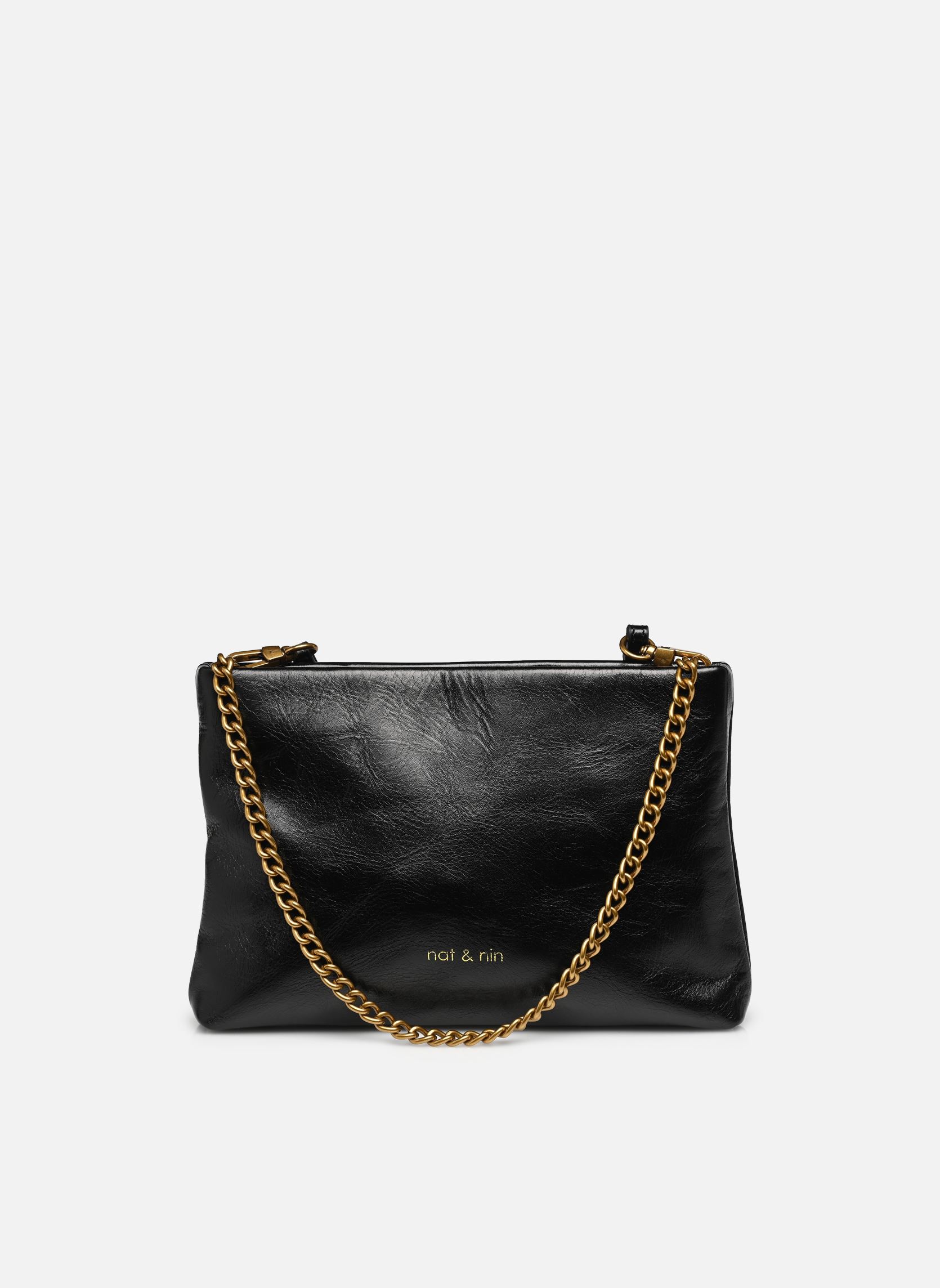 Tassen MOLLY dames zwart Nat & Nin Tassen MOLLY dames zwart NOIR GLACÉ