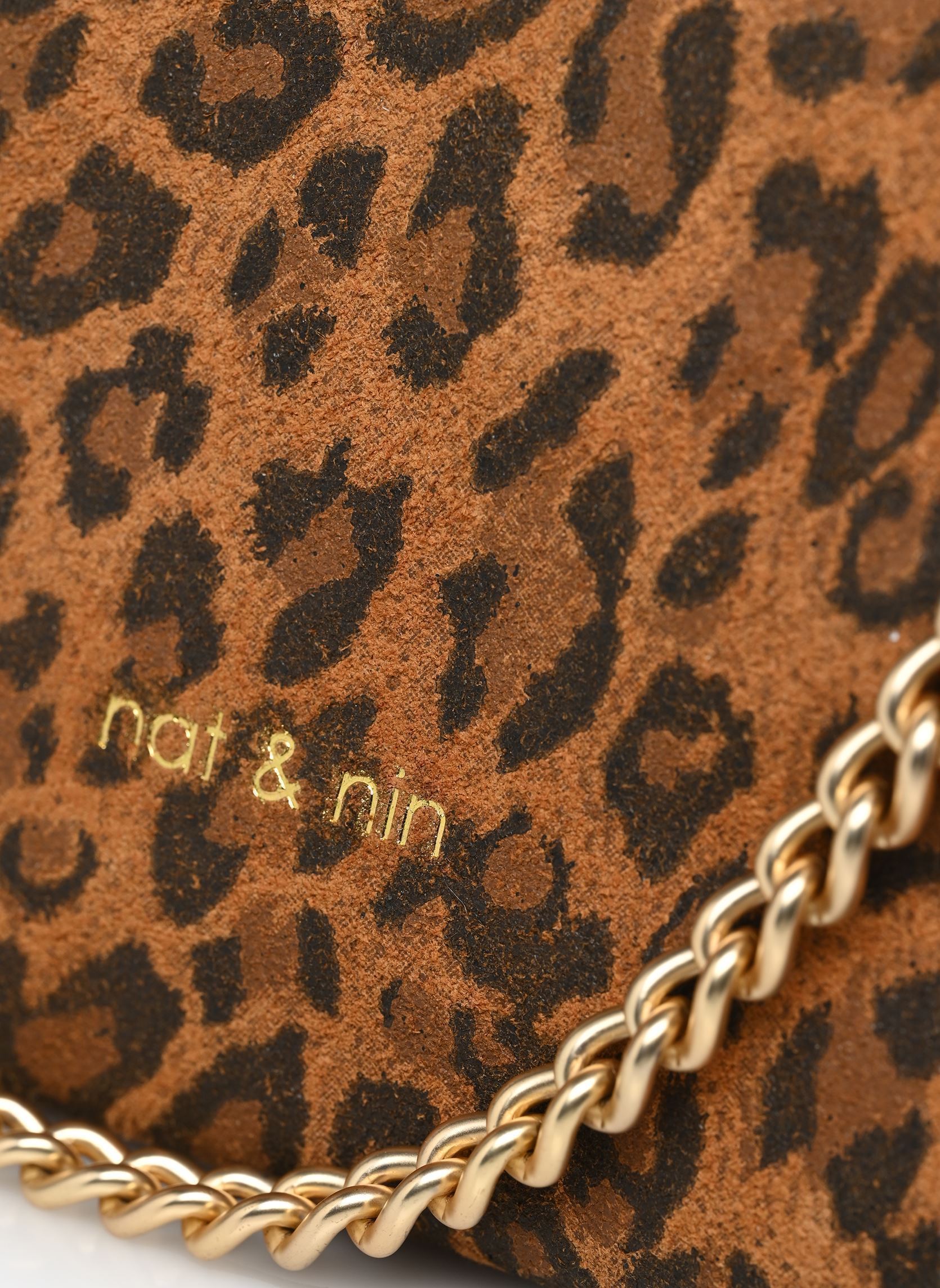 Tassen MOLLY dames bruin Nat & Nin Tassen MOLLY dames bruin LÉOPARD