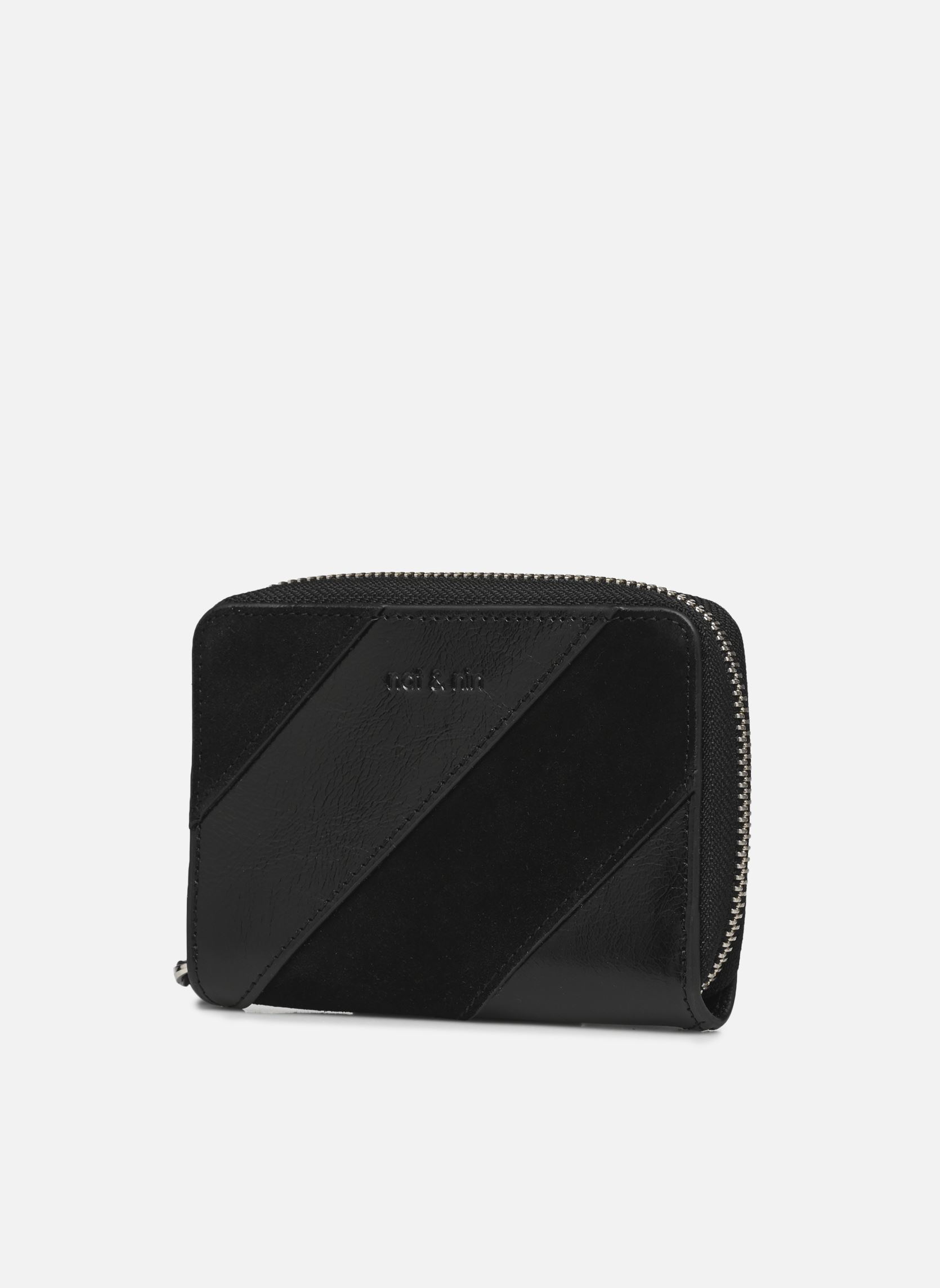 Portemonnees LOU dames zwart Nat & Nin Portemonnees LOU dames zwart NOIR GLACÉ