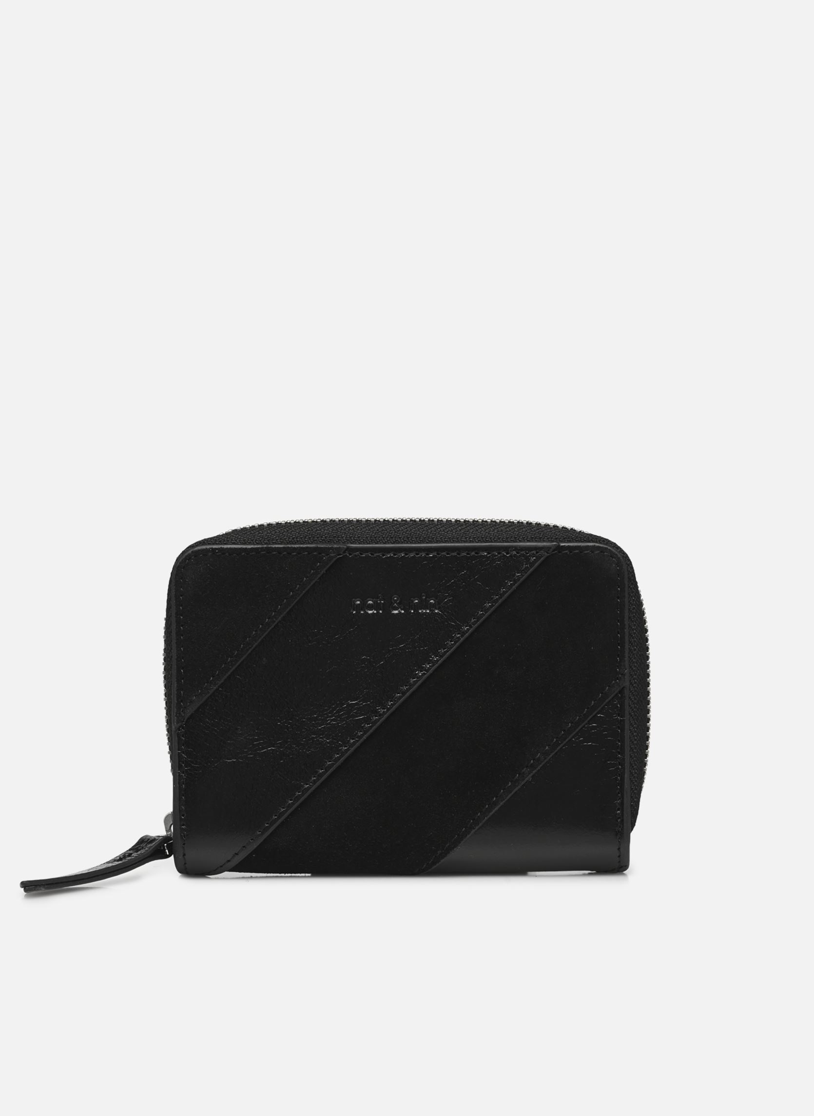 Portemonnees LOU dames zwart Nat & Nin Portemonnees LOU dames zwart NOIR GLACÉ