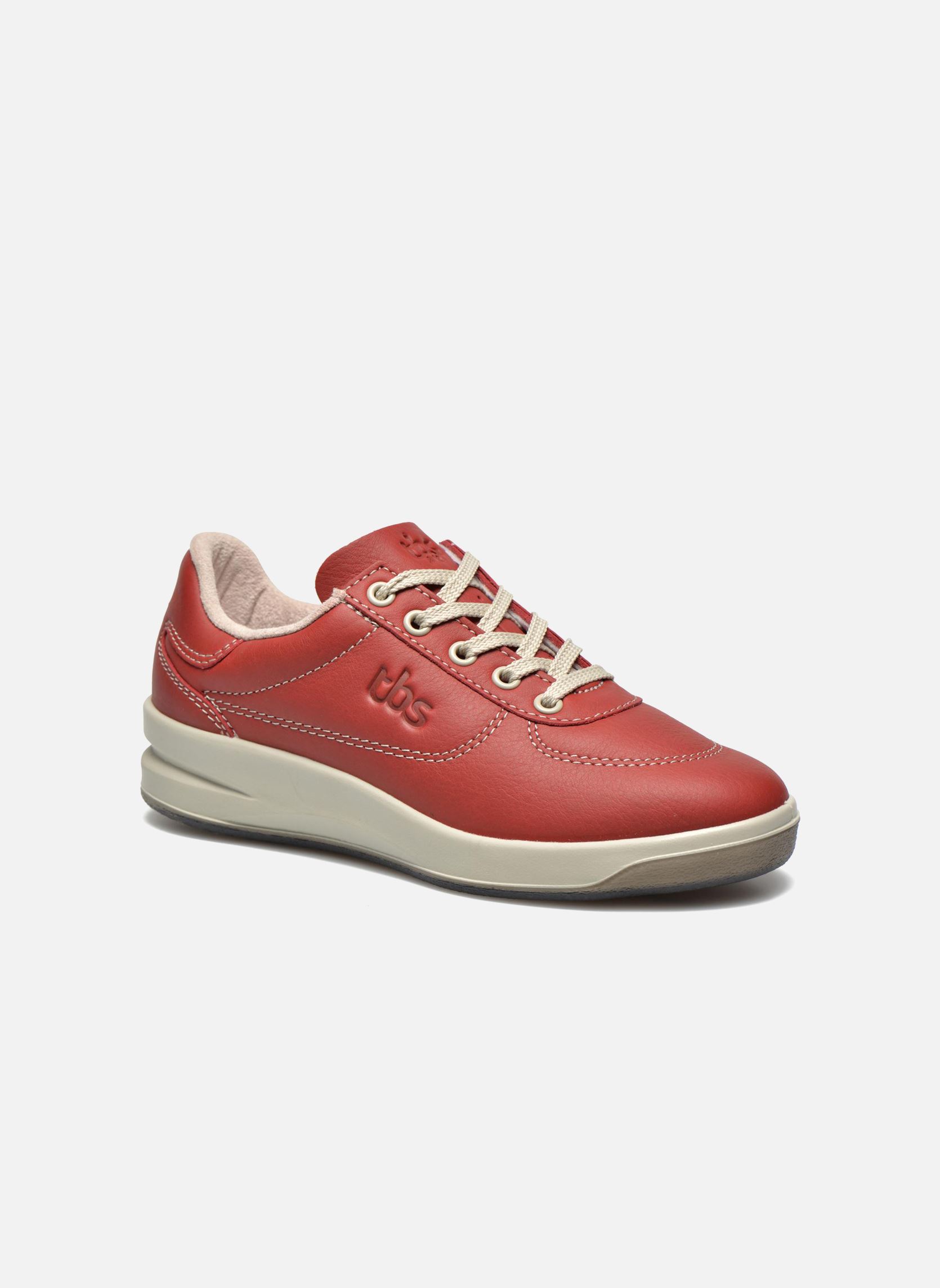 Niedrige Sneaker Brandy 2 damen rot TBS Made in France Niedrige Sneaker Brandy 2 damen rot SYNAGOT