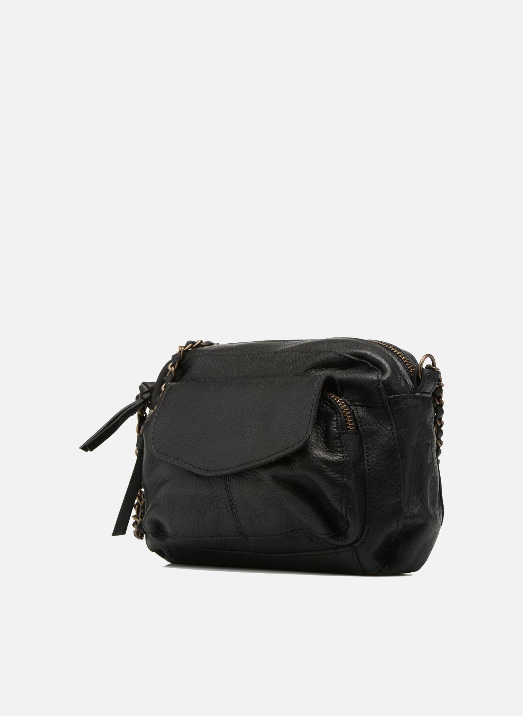 Umhängetaschen Naina Leather Crossover damen schwarz Pieces Umhängetaschen Naina Leather Crossover damen schwarz BLACK