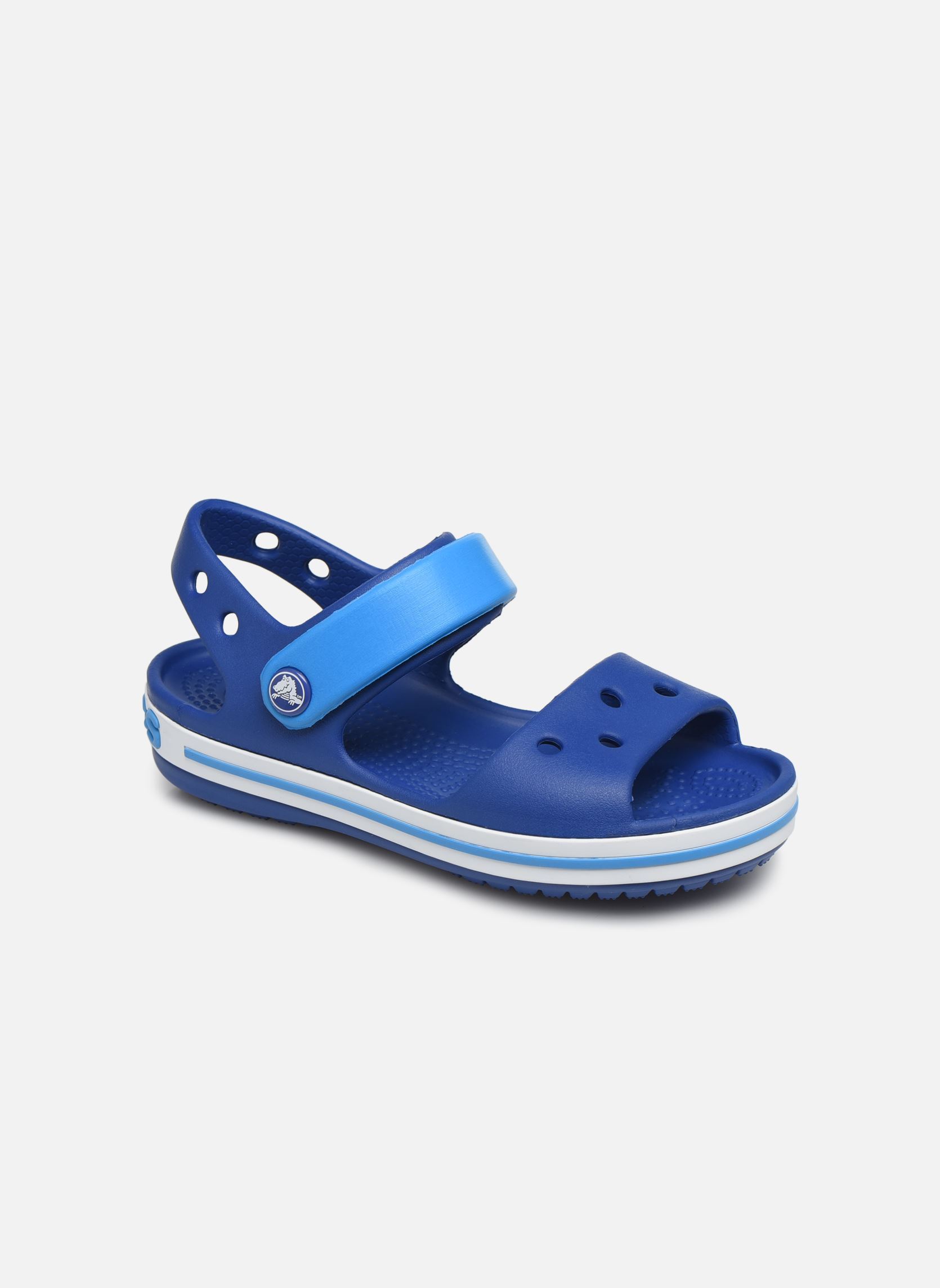 Flip-Flops und Badeschlappen Crocband Sandal Kids blau Crocs Flip-Flops und Badeschlappen Crocband Sandal Kids blau Cerulean Blue/Ocean