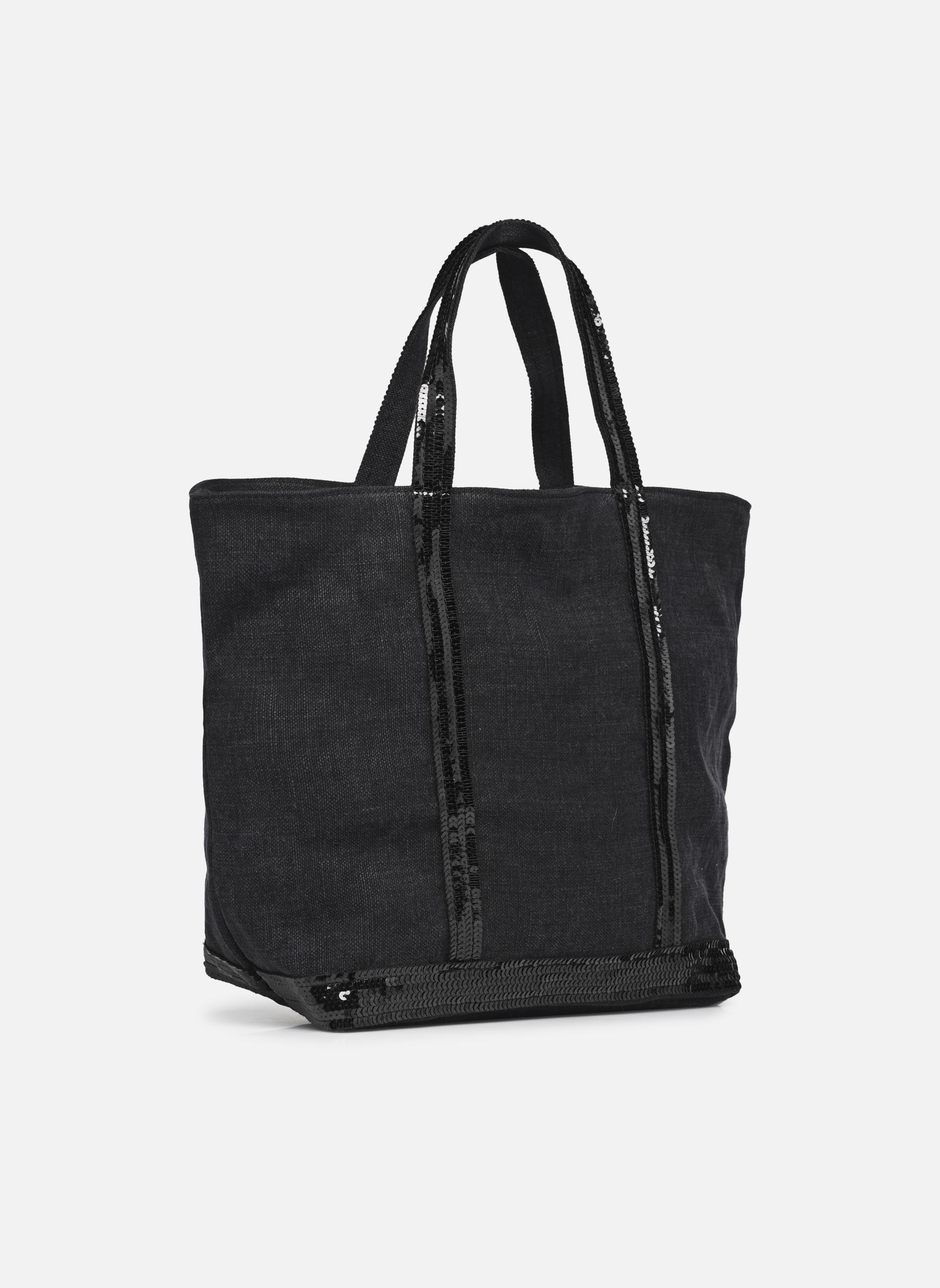 Cabas Cabas Lin paillettes M femme noir Vanessa Bruno Cabas Cabas Lin paillettes M femme noir NOIR