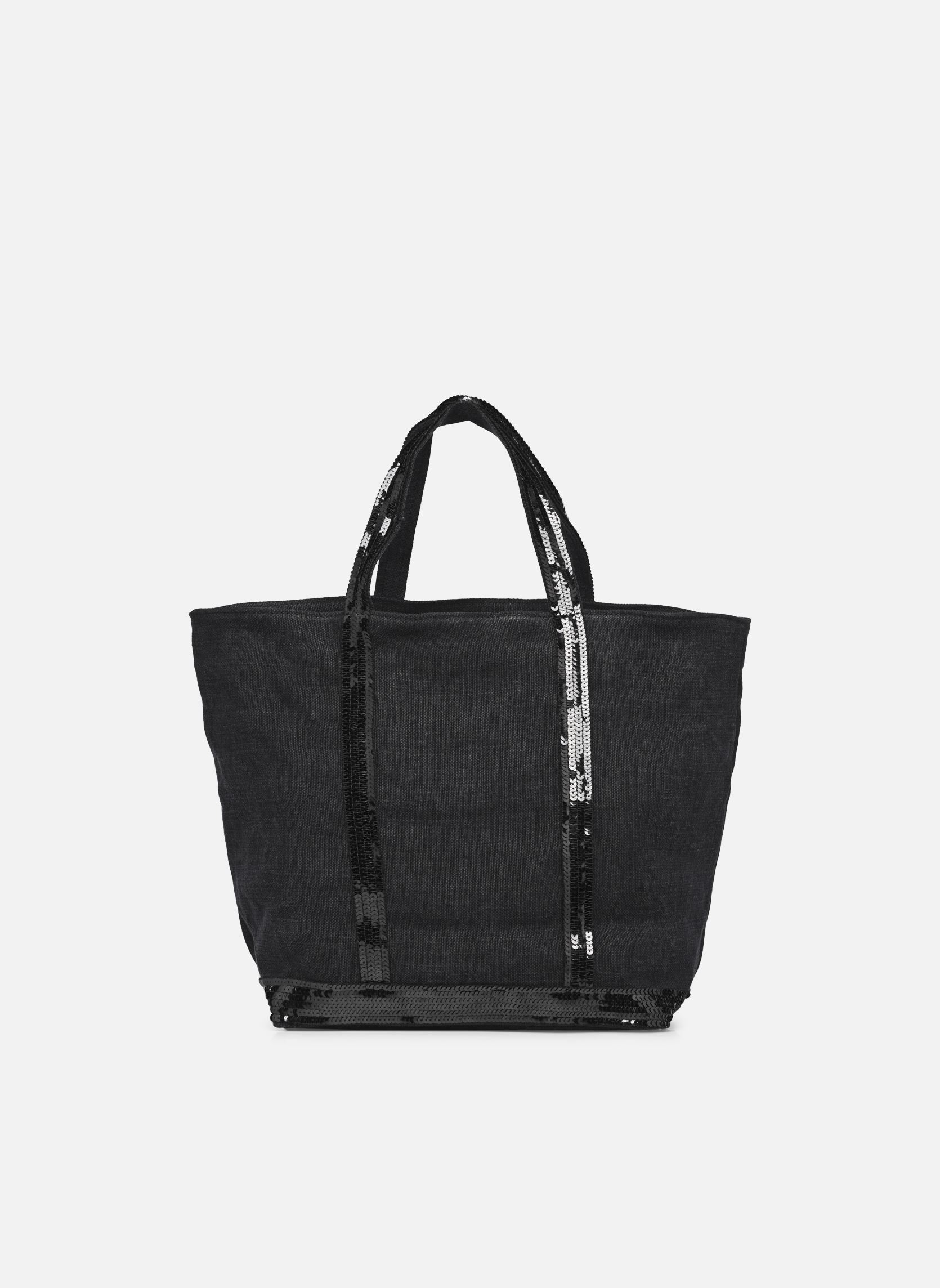 Cabas Cabas Lin paillettes M femme noir Vanessa Bruno Cabas Cabas Lin paillettes M femme noir NOIR