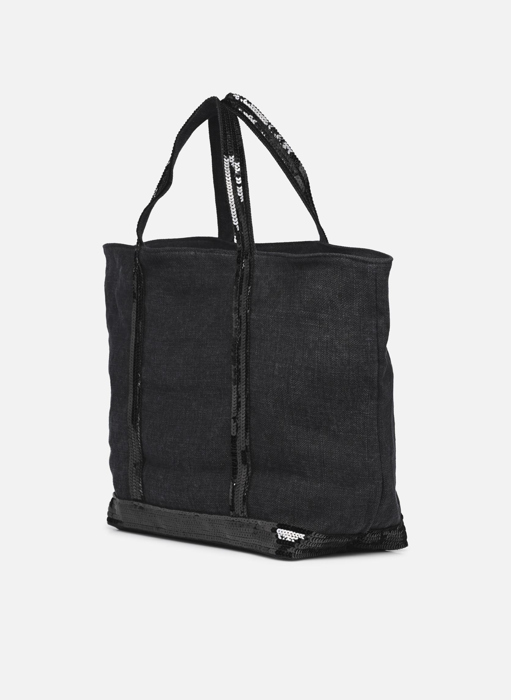 Cabas Cabas Lin paillettes M femme noir Vanessa Bruno Cabas Cabas Lin paillettes M femme noir NOIR