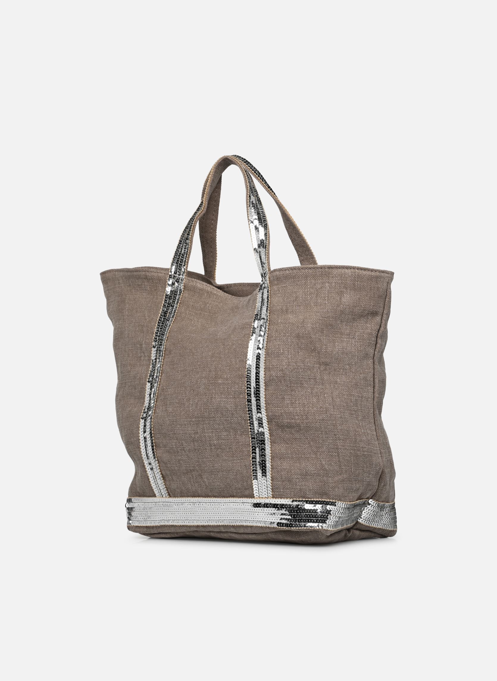 Shopper Cabas Lin paillettes M damen grau Vanessa Bruno Shopper Cabas Lin paillettes M damen grau CALCAIRE 992