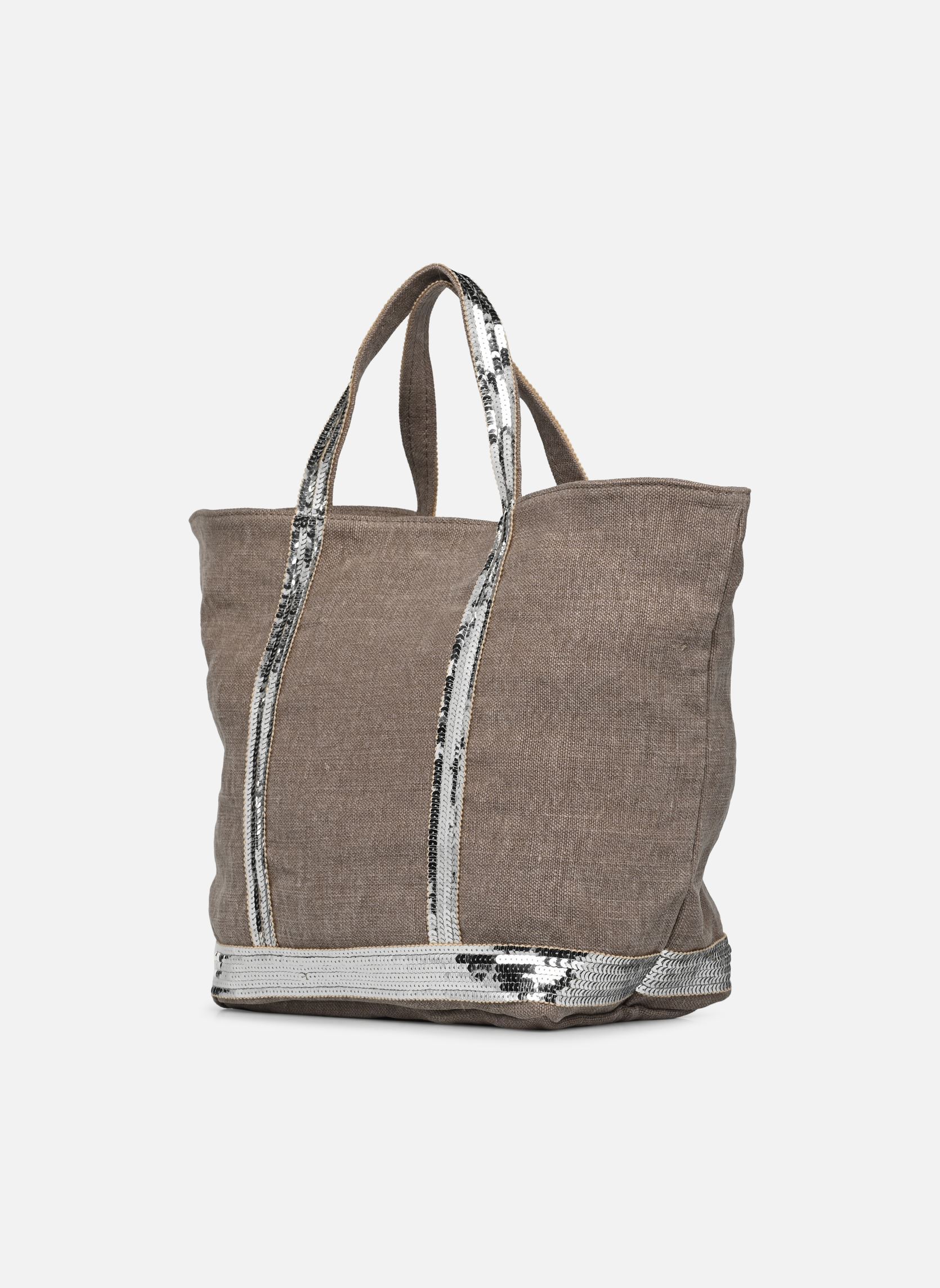 Shopper Cabas Lin paillettes M damen grau Vanessa Bruno Shopper Cabas Lin paillettes M damen grau CALCAIRE 992