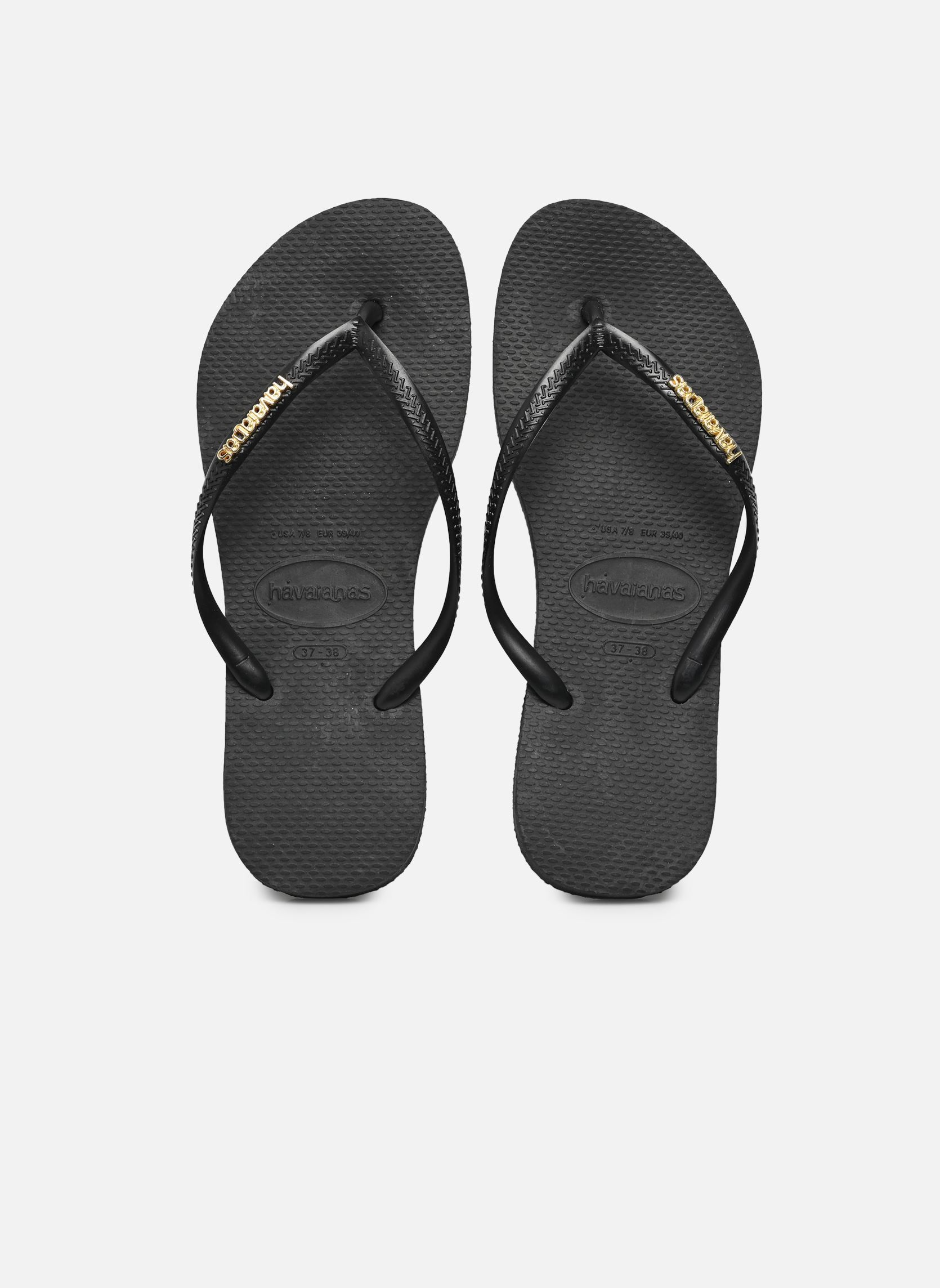 Tongs Havaianas SLIM LOGO METALLIC 35 / - vue 2