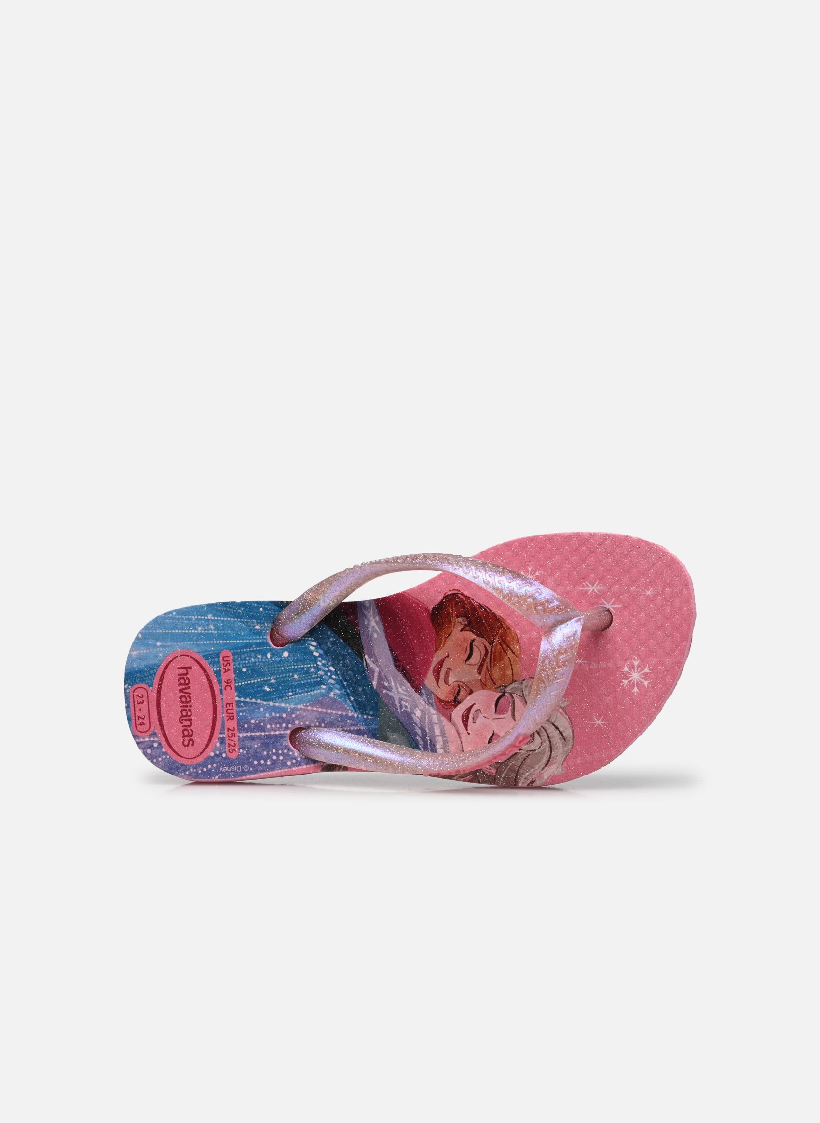 Tongs Kids Slim Princess fille rose Havaianas Tongs Kids Slim Princess fille rose Pink lemonade