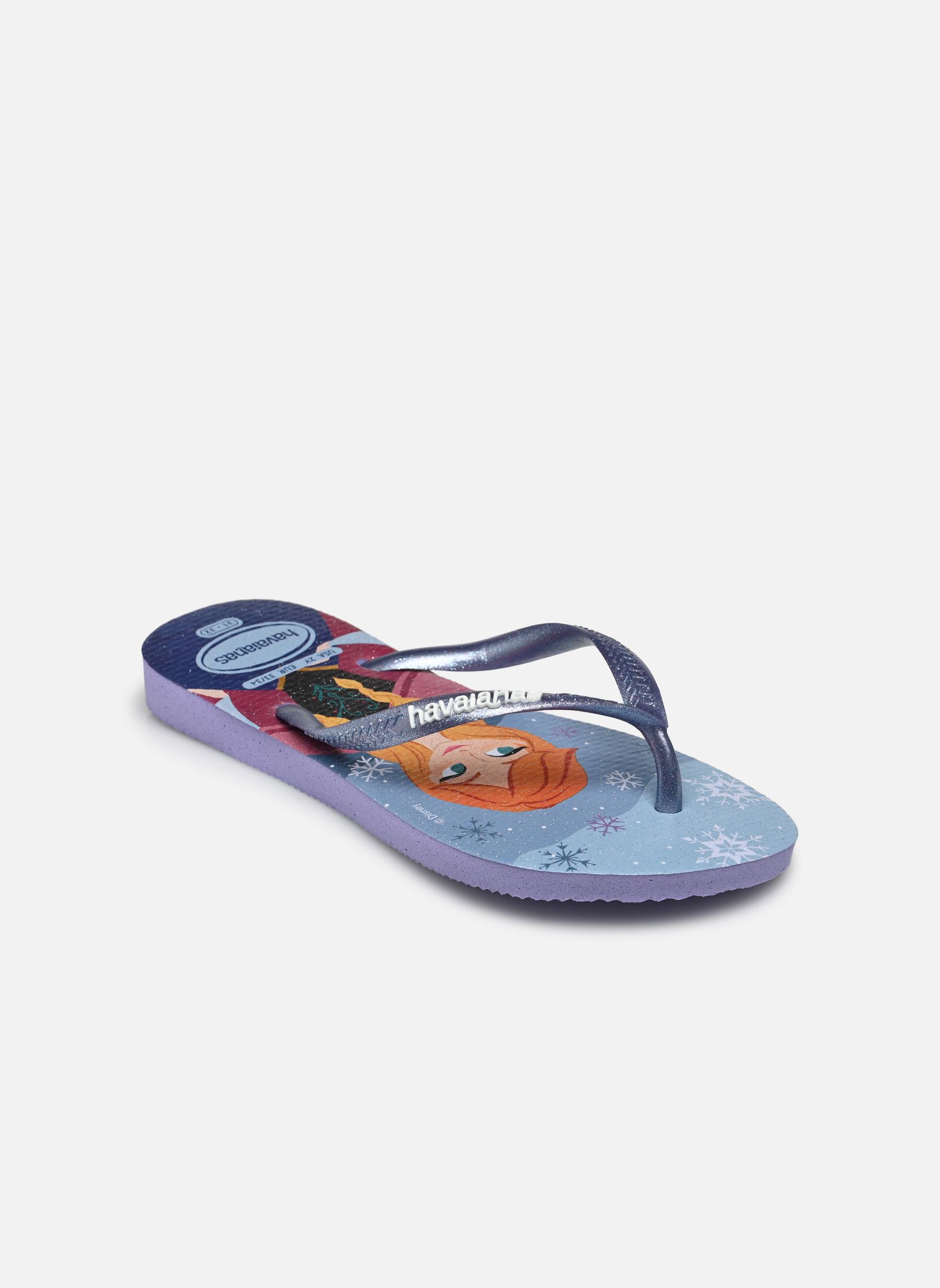 Flip-Flops Kids Slim Princess mädchen blau Havaianas Flip-Flops Kids Slim Princess mädchen blau Lilac Breeze
