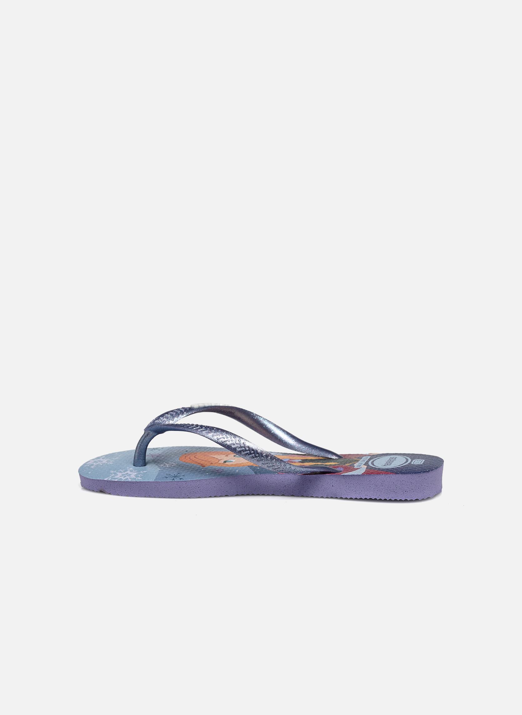 Flip-Flops Kids Slim Princess mädchen blau Havaianas Flip-Flops Kids Slim Princess mädchen blau Lilac Breeze