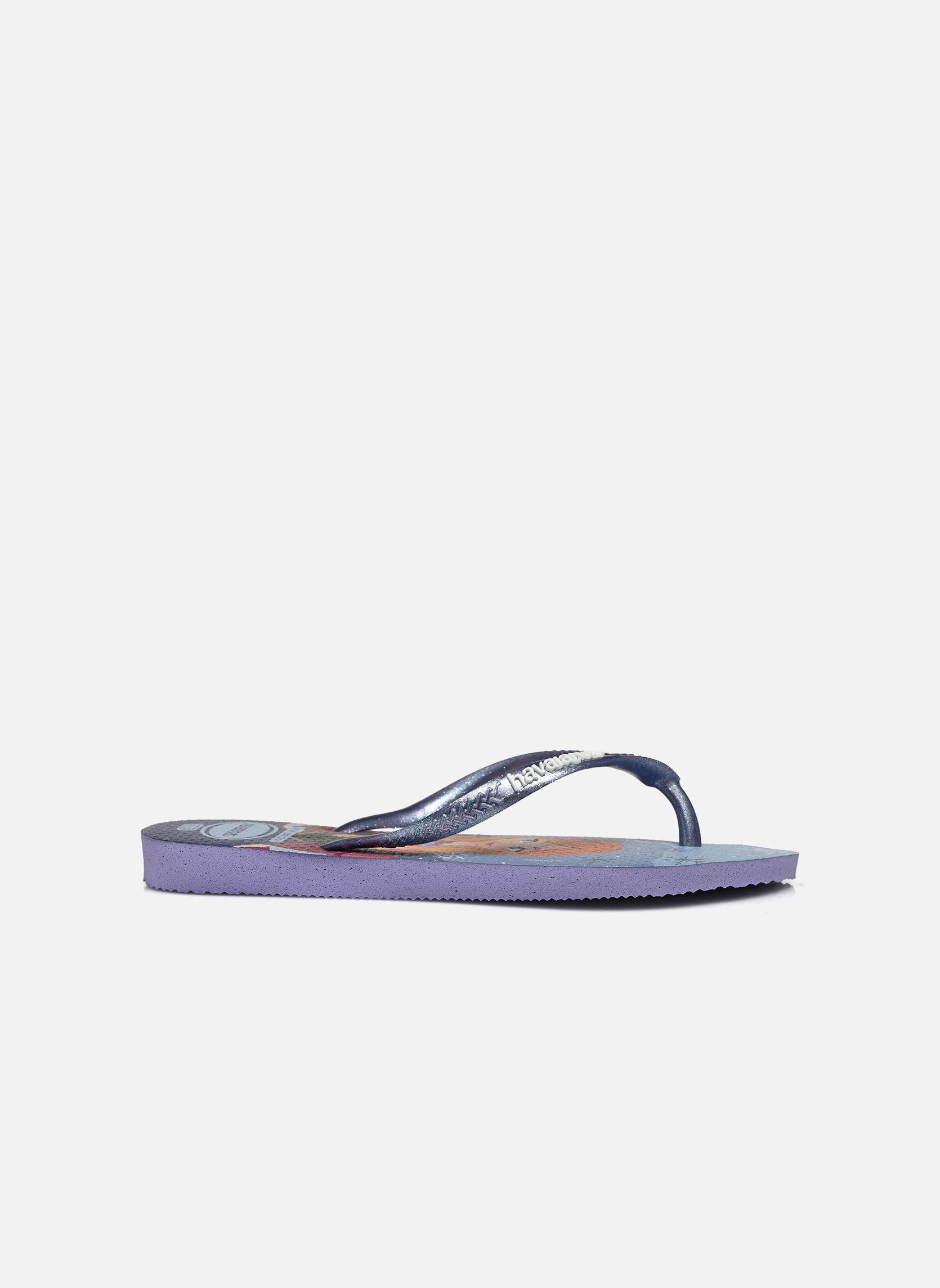 Flip-Flops Kids Slim Princess mädchen blau Havaianas Flip-Flops Kids Slim Princess mädchen blau Lilac Breeze