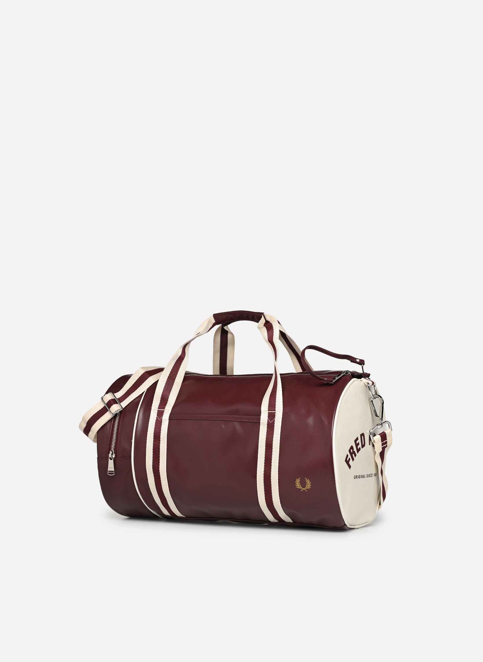 Borse da viaggio Classic Barrel Bag uomo bianco Fred Perry Borse da viaggio Classic Barrel Bag uomo bianco OXBLOOD/ ECRU