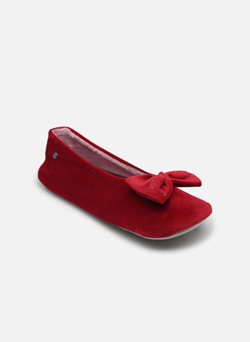 Chaussons Ballerines Femme En Velours Avec Strass - Doux Et Élégants Pour L'Intérieur - Semelle En Cuir Souple - Fabrication Artisanale