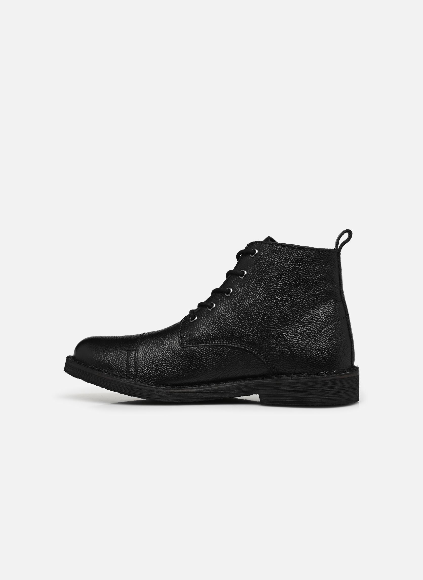 Stivaletti con lacci Track uomo nero Levi's Stivaletti con lacci Track uomo nero FULL BLACK