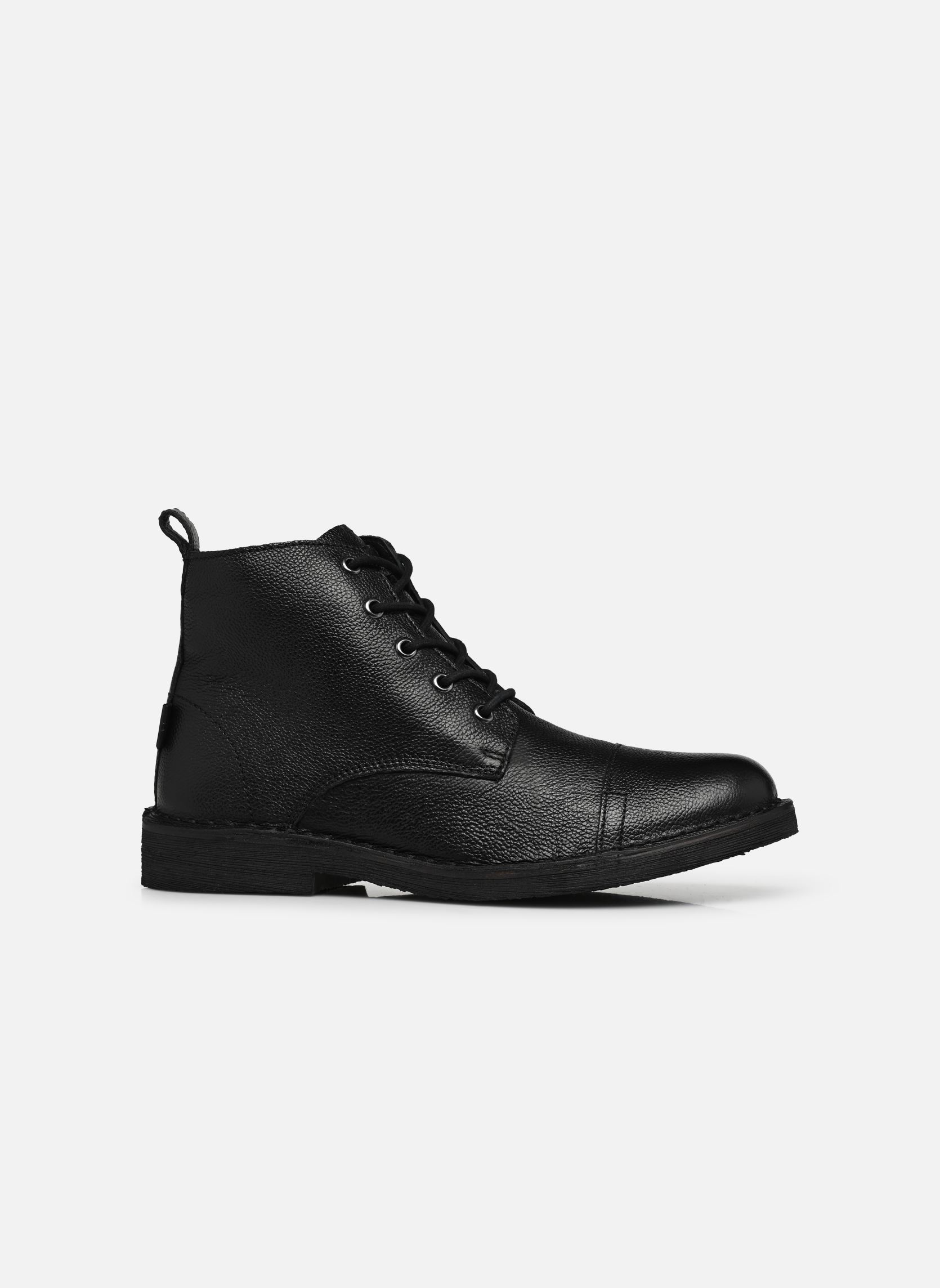 Stivaletti con lacci Track uomo nero Levi's Stivaletti con lacci Track uomo nero FULL BLACK