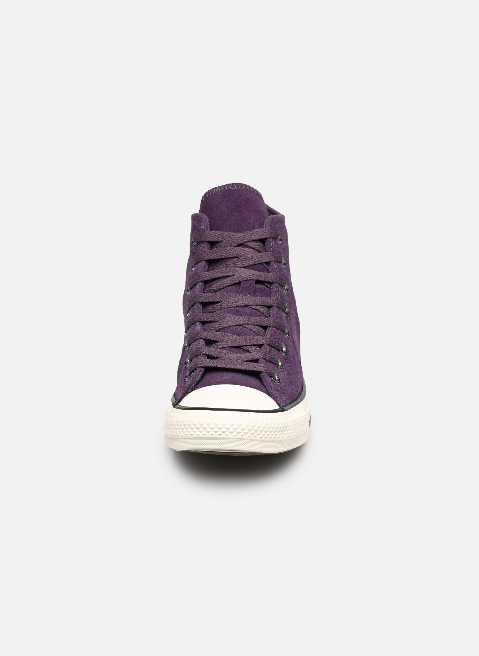 Baskets toile Chuck Taylor All Star Suede Hi M homme gris Converse Baskets toile Chuck Taylor All Star Suede Hi M homme gris RAISIN/EGRET/BLACK