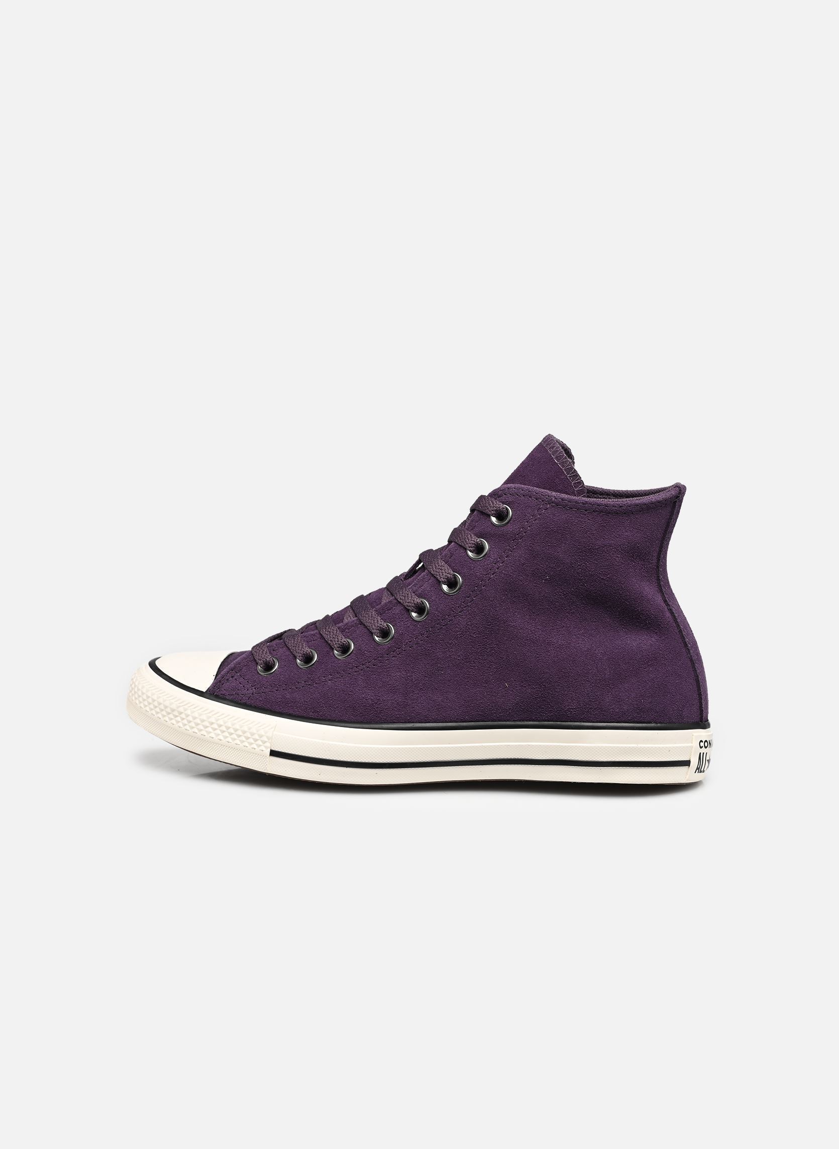Baskets toile Chuck Taylor All Star Suede Hi M homme gris Converse Baskets toile Chuck Taylor All Star Suede Hi M homme gris RAISIN/EGRET/BLACK