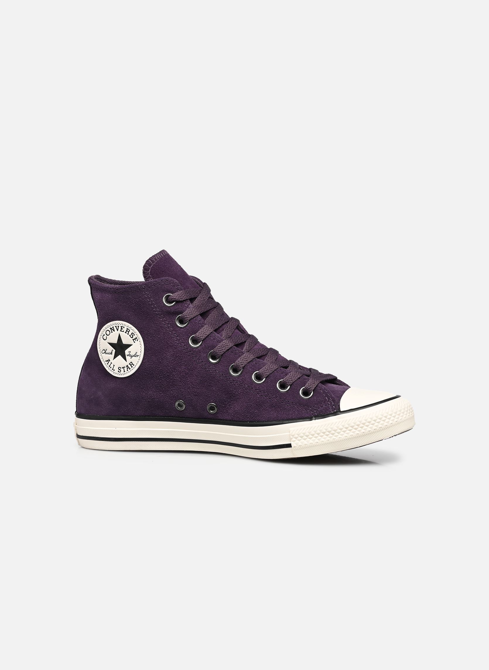 Baskets toile Chuck Taylor All Star Suede Hi M homme gris Converse Baskets toile Chuck Taylor All Star Suede Hi M homme gris RAISIN/EGRET/BLACK