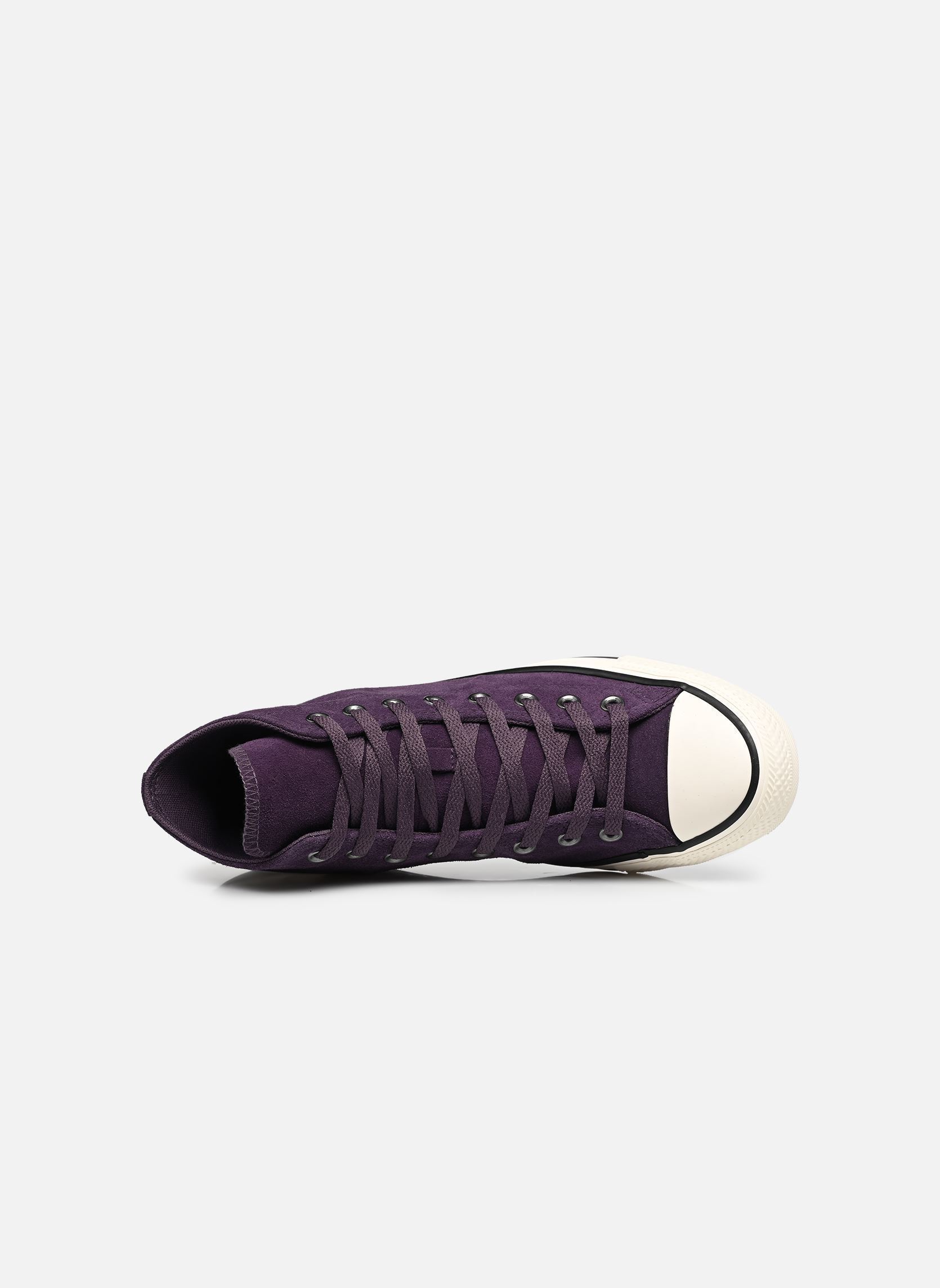 Baskets toile Chuck Taylor All Star Suede Hi M homme gris Converse Baskets toile Chuck Taylor All Star Suede Hi M homme gris RAISIN/EGRET/BLACK