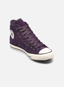 Baskets toile Chuck Taylor All Star Suede Hi M homme gris