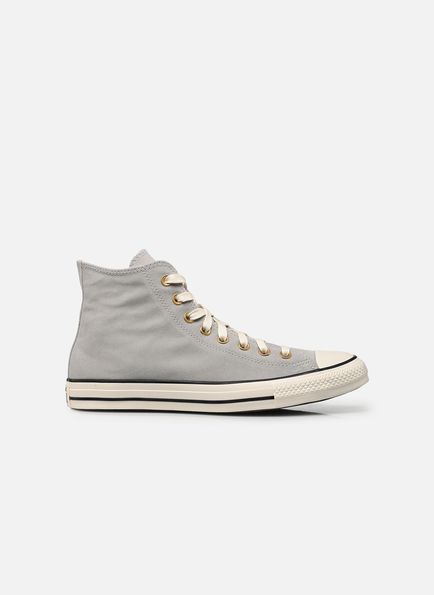 Baskets toile Chuck Taylor All Star Suede Hi M homme gris Converse Baskets toile Chuck Taylor All Star Suede Hi M homme gris LIGHT GREY/EGRET/BLACK