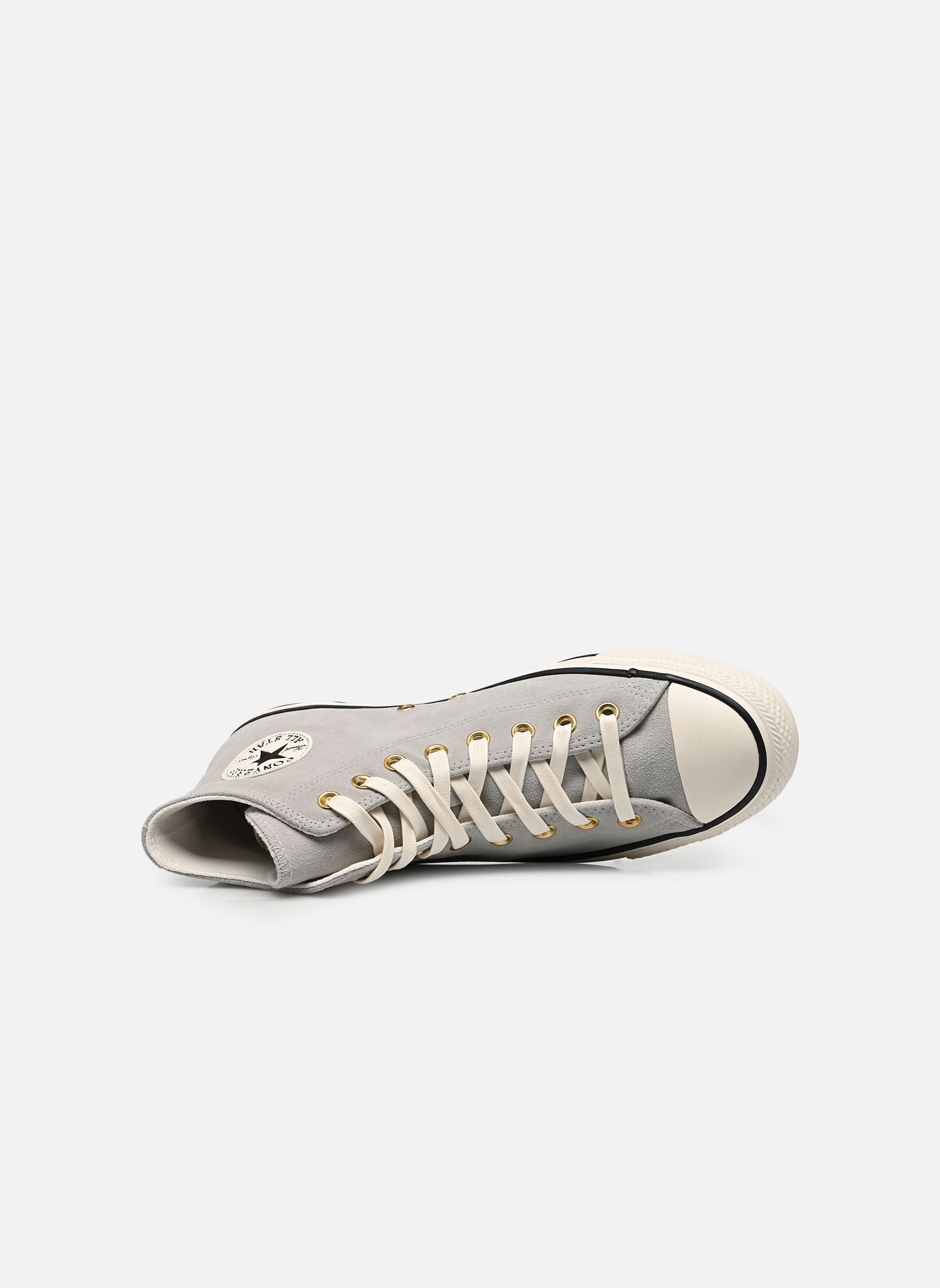 Baskets toile Chuck Taylor All Star Suede Hi M homme gris Converse Baskets toile Chuck Taylor All Star Suede Hi M homme gris LIGHT GREY/EGRET/BLACK