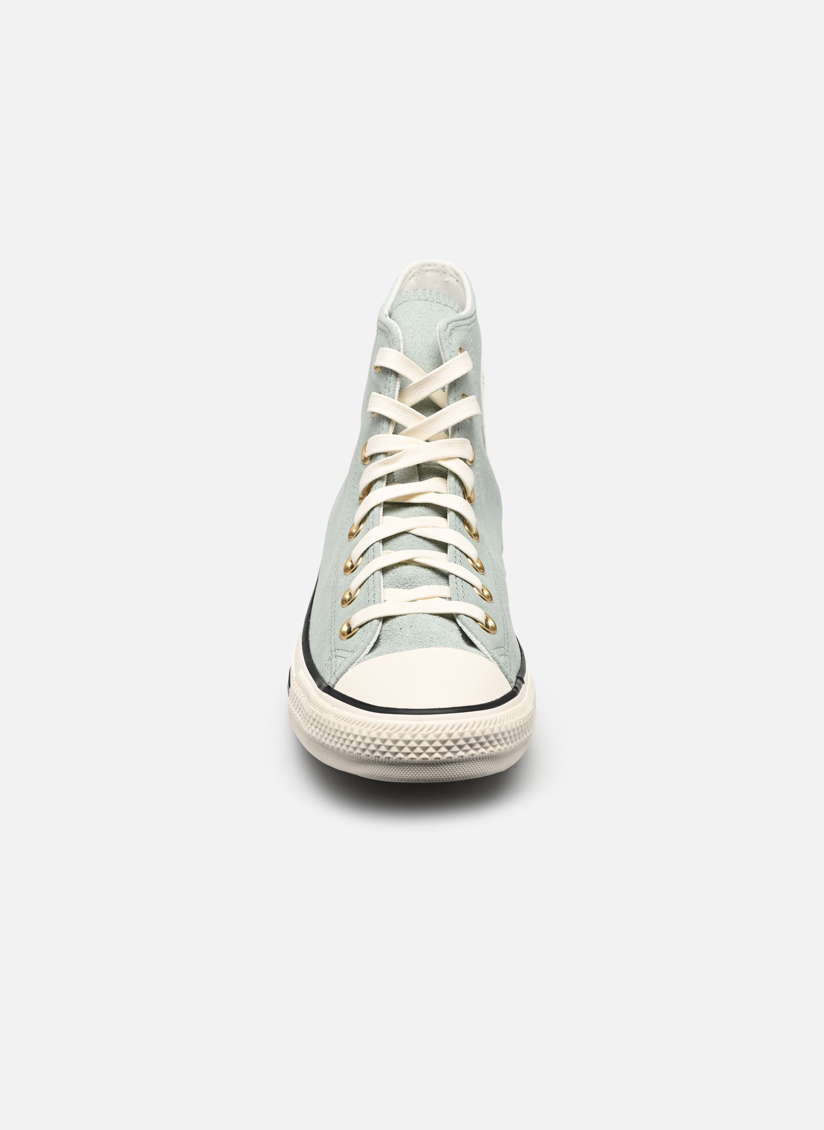 Leinen-Sneaker Chuck Taylor All Star Suede Hi M herren grün Converse Leinen-Sneaker Chuck Taylor All Star Suede Hi M herren grün THYME AGAIN/EGRET/BLACK