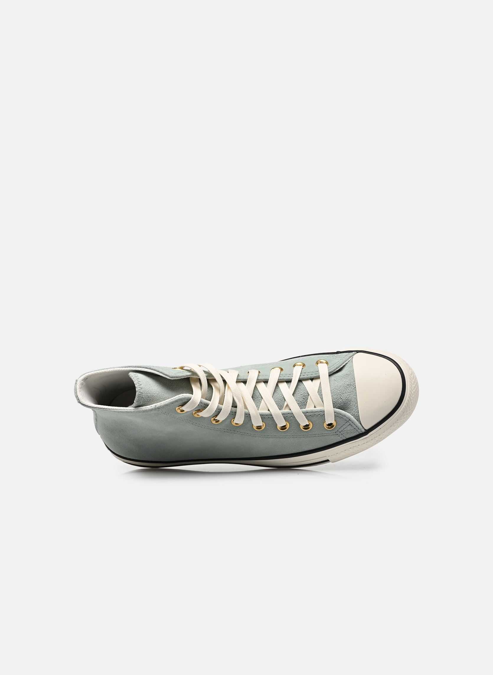Leinen-Sneaker Chuck Taylor All Star Suede Hi M herren grün Converse Leinen-Sneaker Chuck Taylor All Star Suede Hi M herren grün THYME AGAIN/EGRET/BLACK