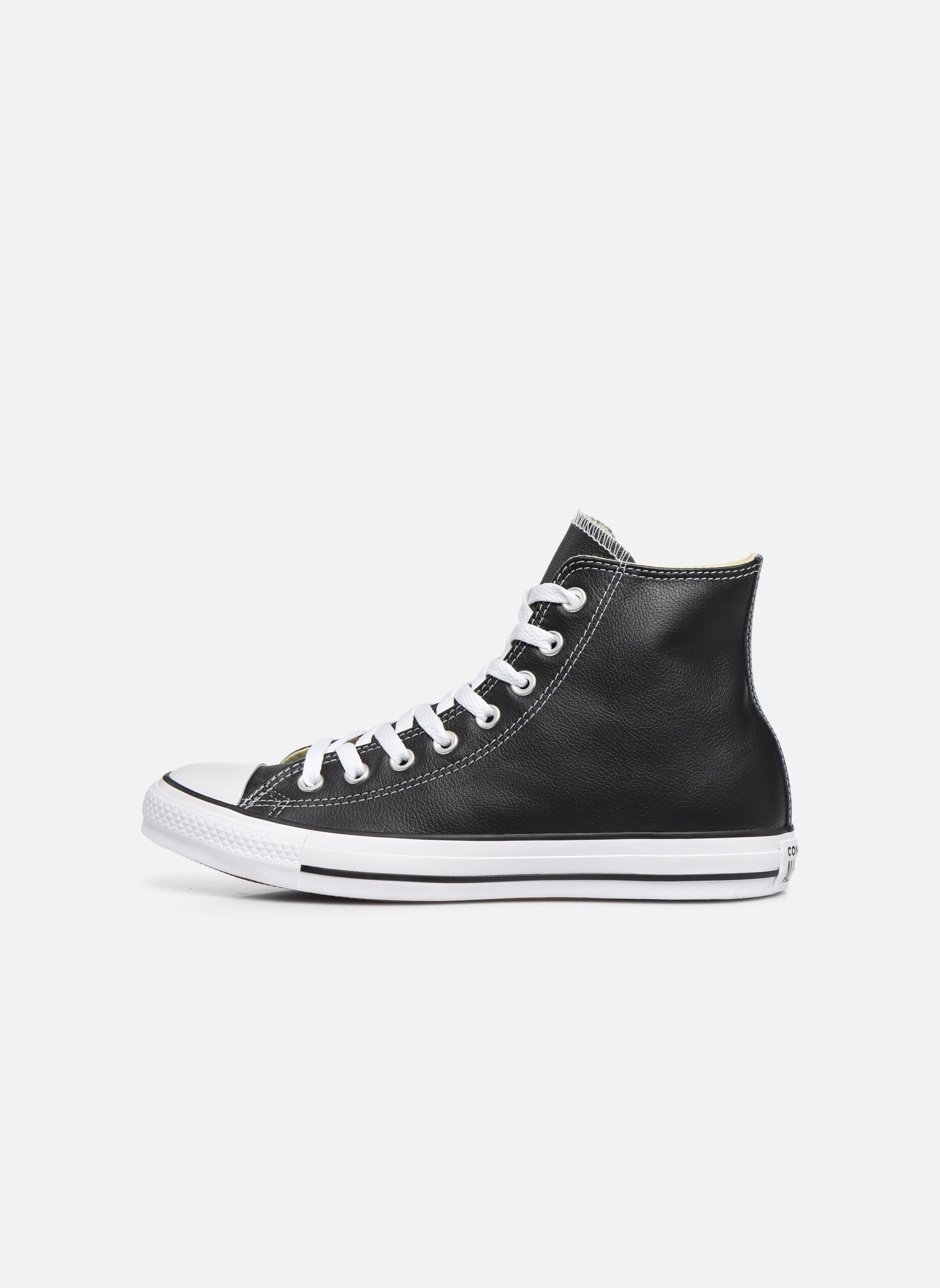 Baskets Chuck Taylor All Star Leather Hi M homme noir Converse Baskets Chuck Taylor All Star Leather Hi M homme noir NOIR