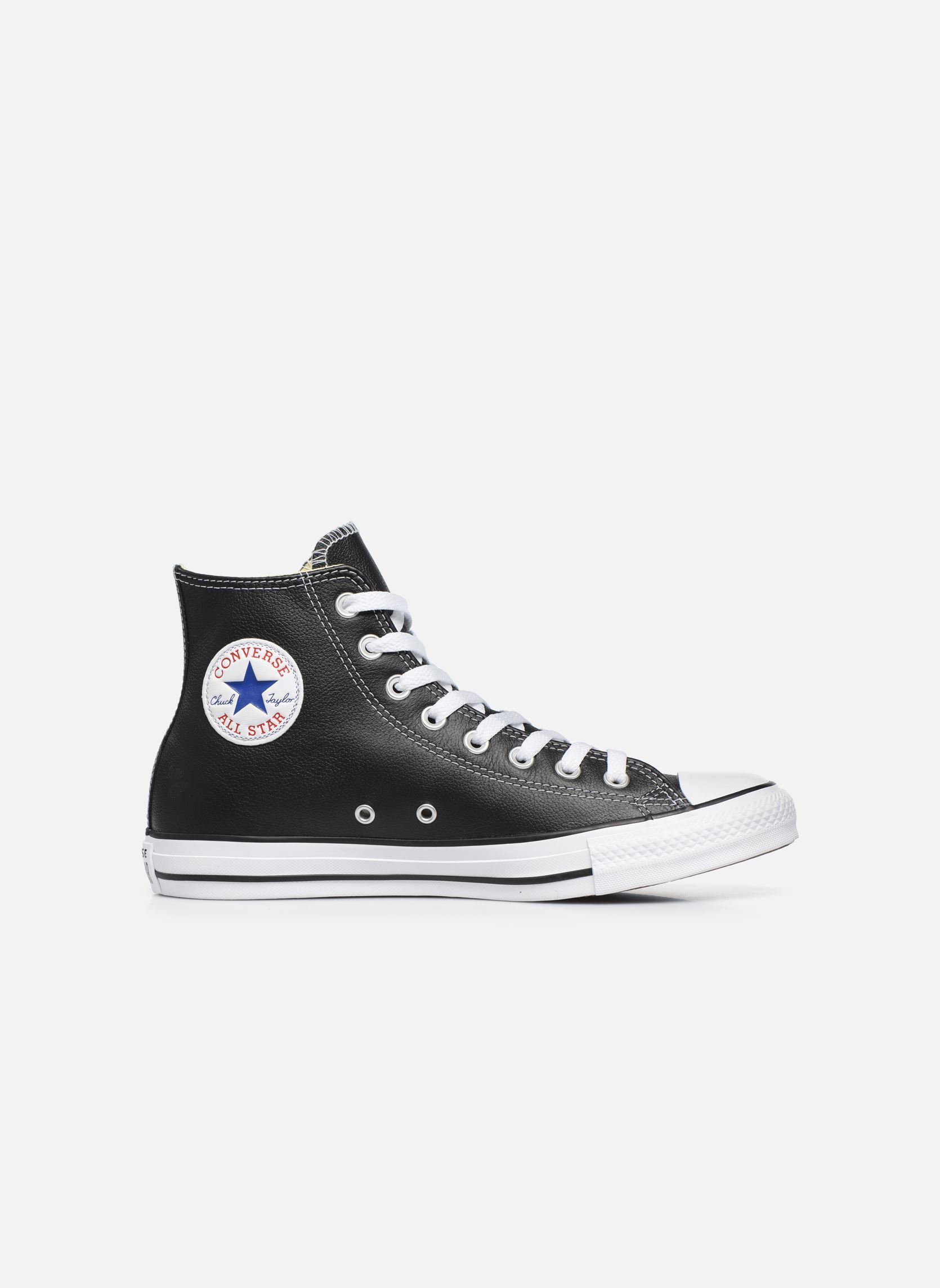 Baskets Chuck Taylor All Star Leather Hi M homme noir Converse Baskets Chuck Taylor All Star Leather Hi M homme noir NOIR