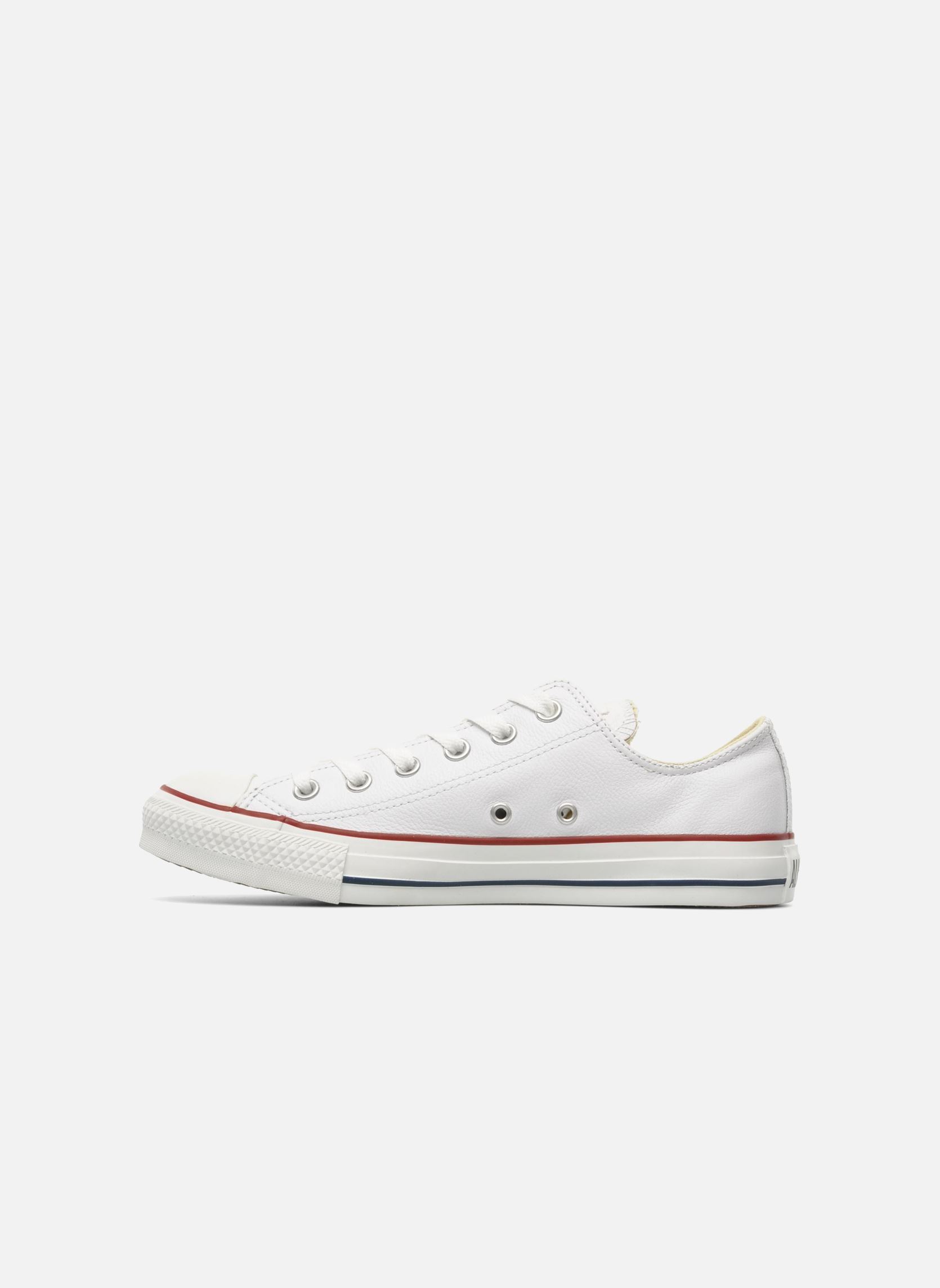 Niedrige Sneaker Chuck Taylor All Star Leather Ox M herren weiß Converse Niedrige Sneaker Chuck Taylor All Star Leather Ox M herren weiß WHITE