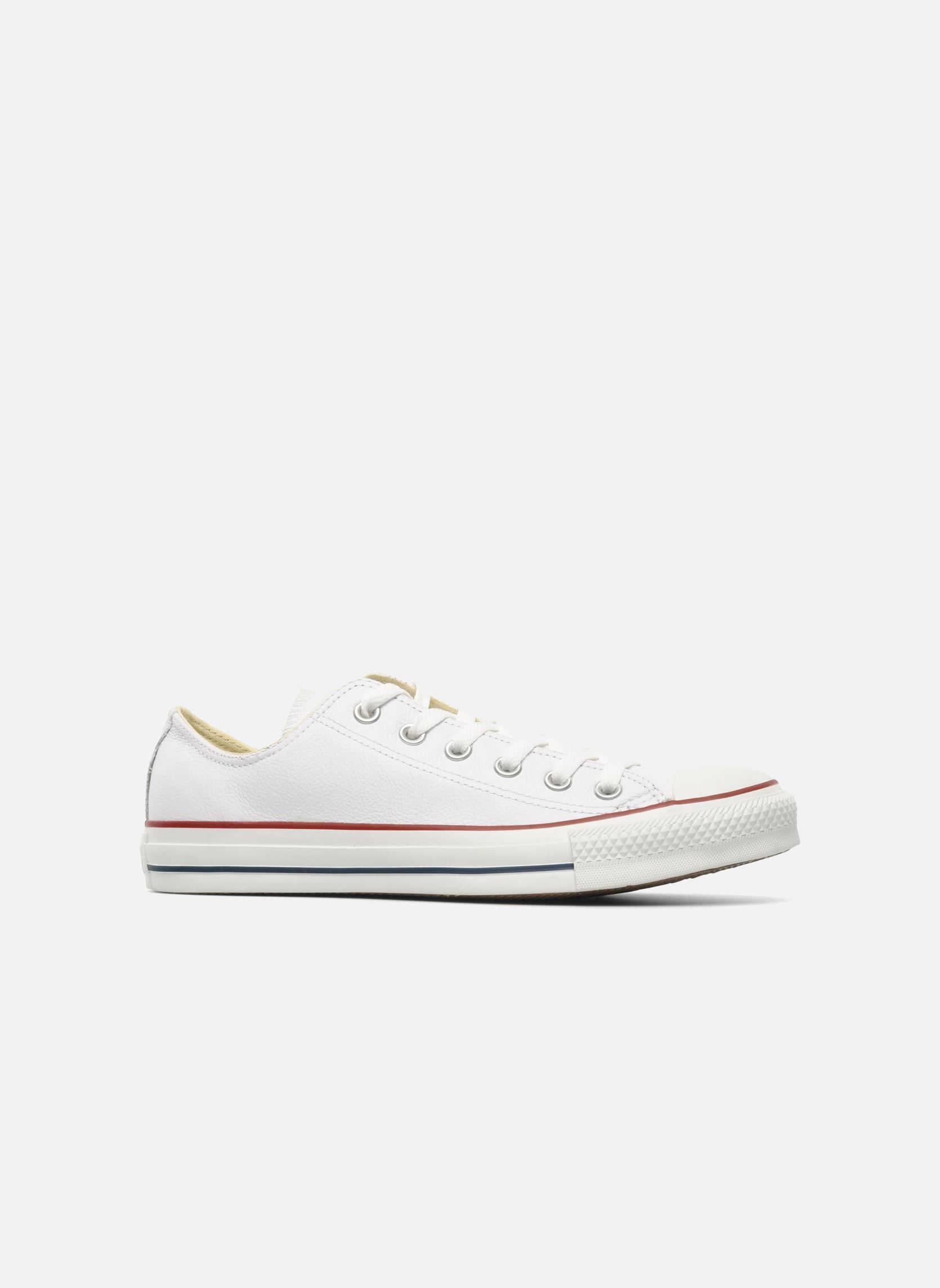 Niedrige Sneaker Chuck Taylor All Star Leather Ox M herren weiß Converse Niedrige Sneaker Chuck Taylor All Star Leather Ox M herren weiß WHITE