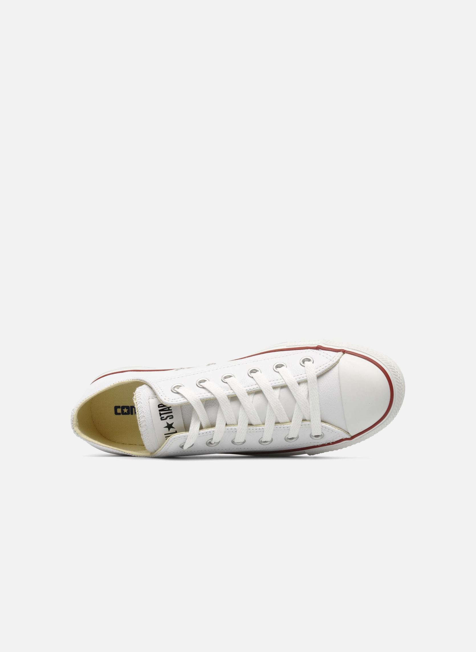 Niedrige Sneaker Chuck Taylor All Star Leather Ox M herren weiß Converse Niedrige Sneaker Chuck Taylor All Star Leather Ox M herren weiß WHITE