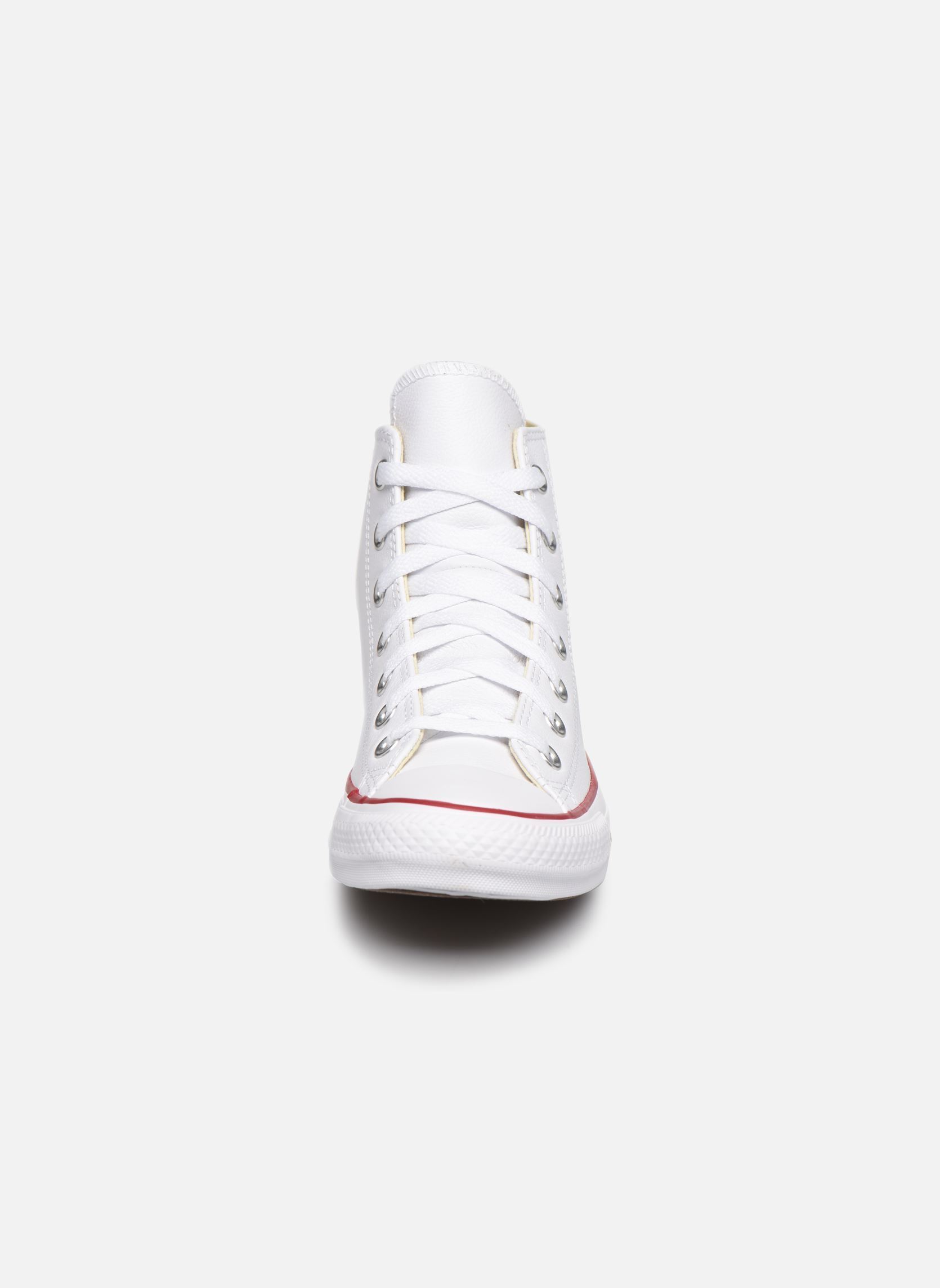 Baskets Chuck Taylor All Star Leather Hi blanc Converse Baskets Chuck Taylor All Star Leather Hi blanc WHITE