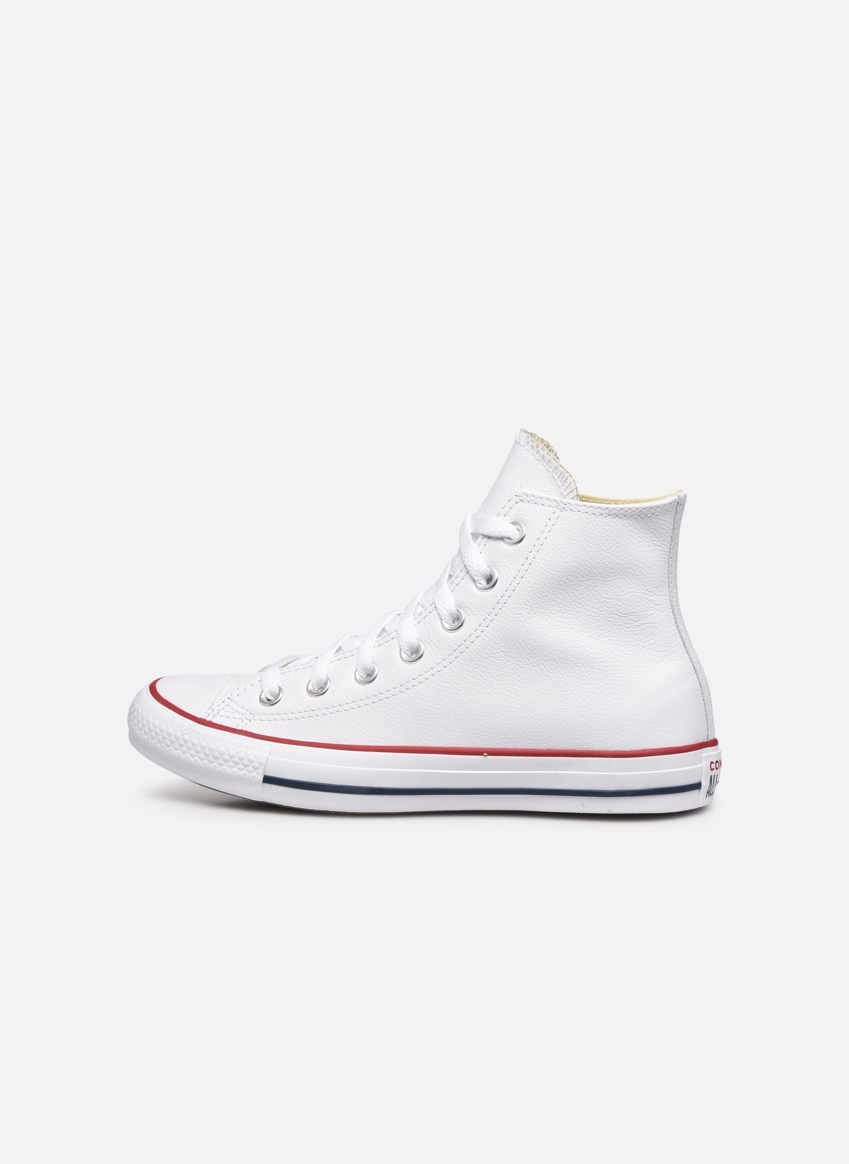 Baskets Chuck Taylor All Star Leather Hi blanc Converse Baskets Chuck Taylor All Star Leather Hi blanc WHITE