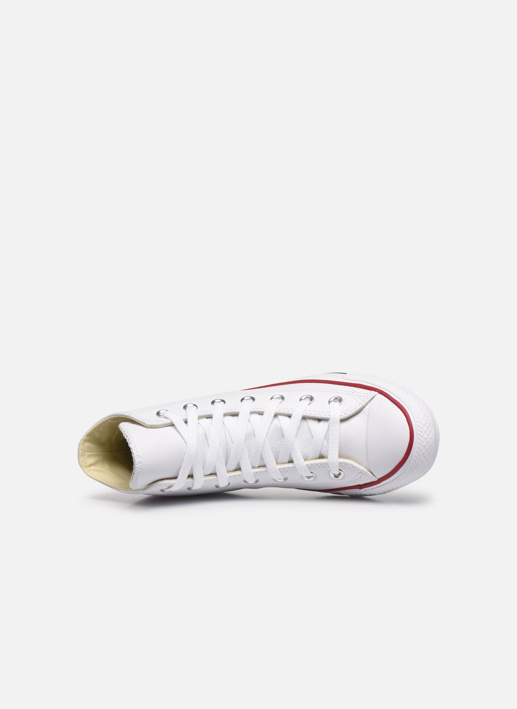 Baskets Chuck Taylor All Star Leather Hi blanc Converse Baskets Chuck Taylor All Star Leather Hi blanc WHITE
