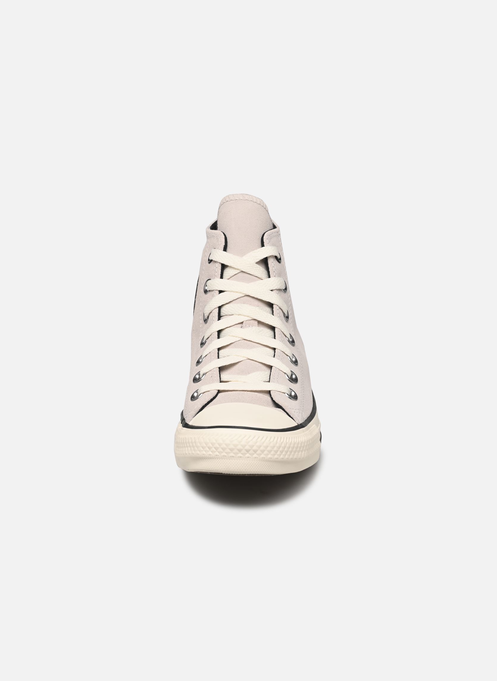 Baskets Chuck Taylor All Star Leather Hi femme gris Converse Baskets Chuck Taylor All Star Leather Hi femme gris PALE PUTTY/BLACK/EGRET