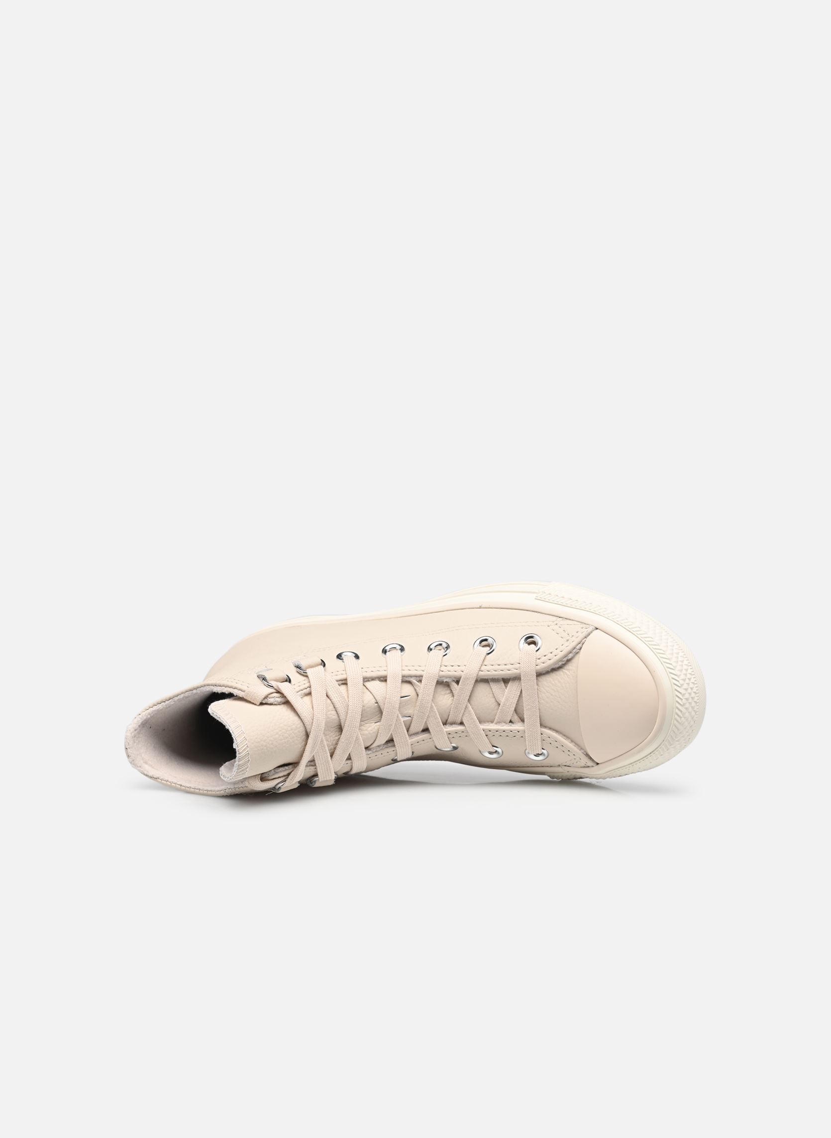 Baskets Chuck Taylor All Star Leather Hi femme beige Converse Baskets Chuck Taylor All Star Leather Hi femme beige LIGHT DUNE/EGRET/LIGHT DUNE