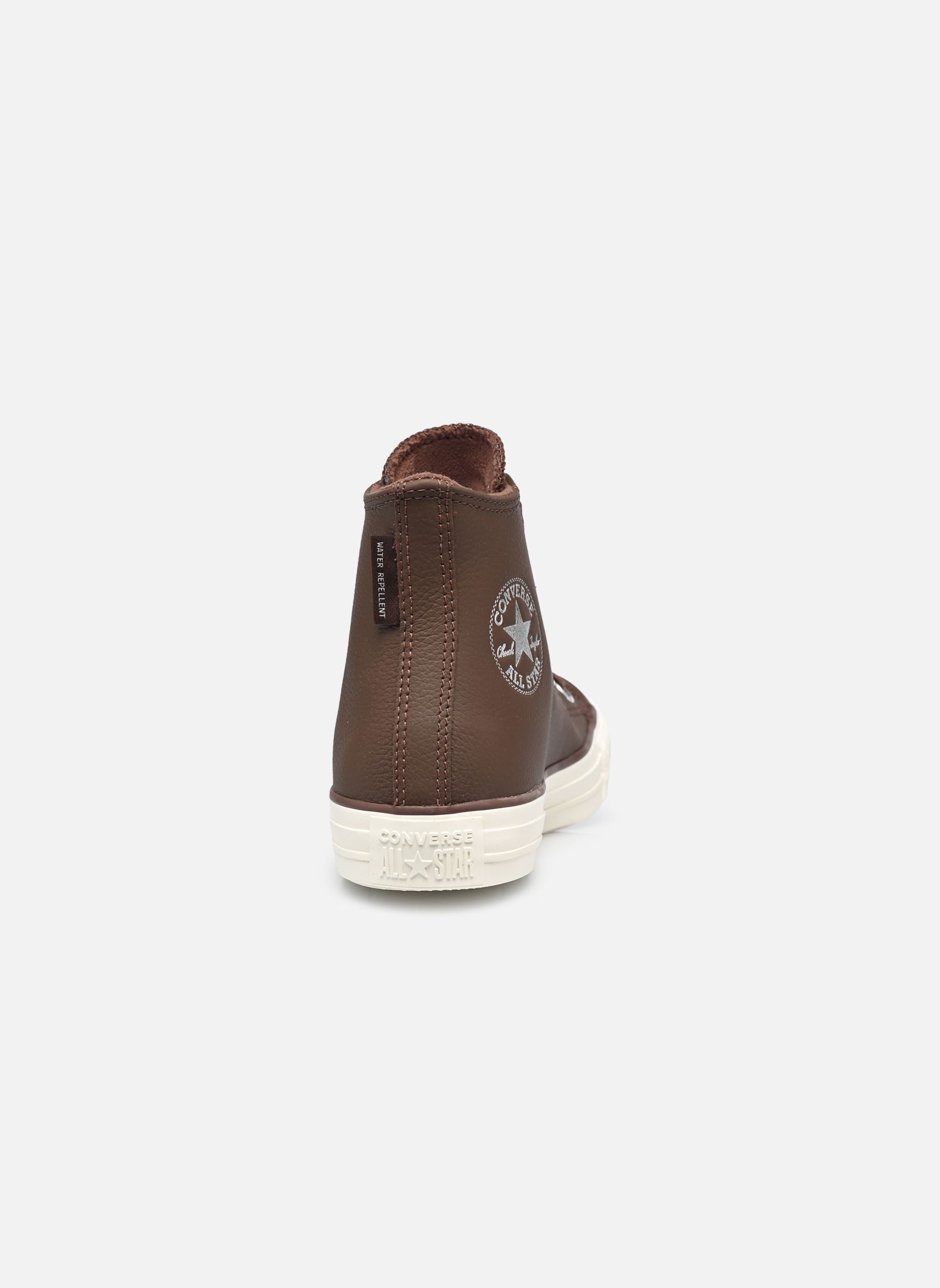 Baskets Chuck Taylor All Star Leather Hi femme marron Converse Baskets Chuck Taylor All Star Leather Hi femme marron FUDGED/EGRET
