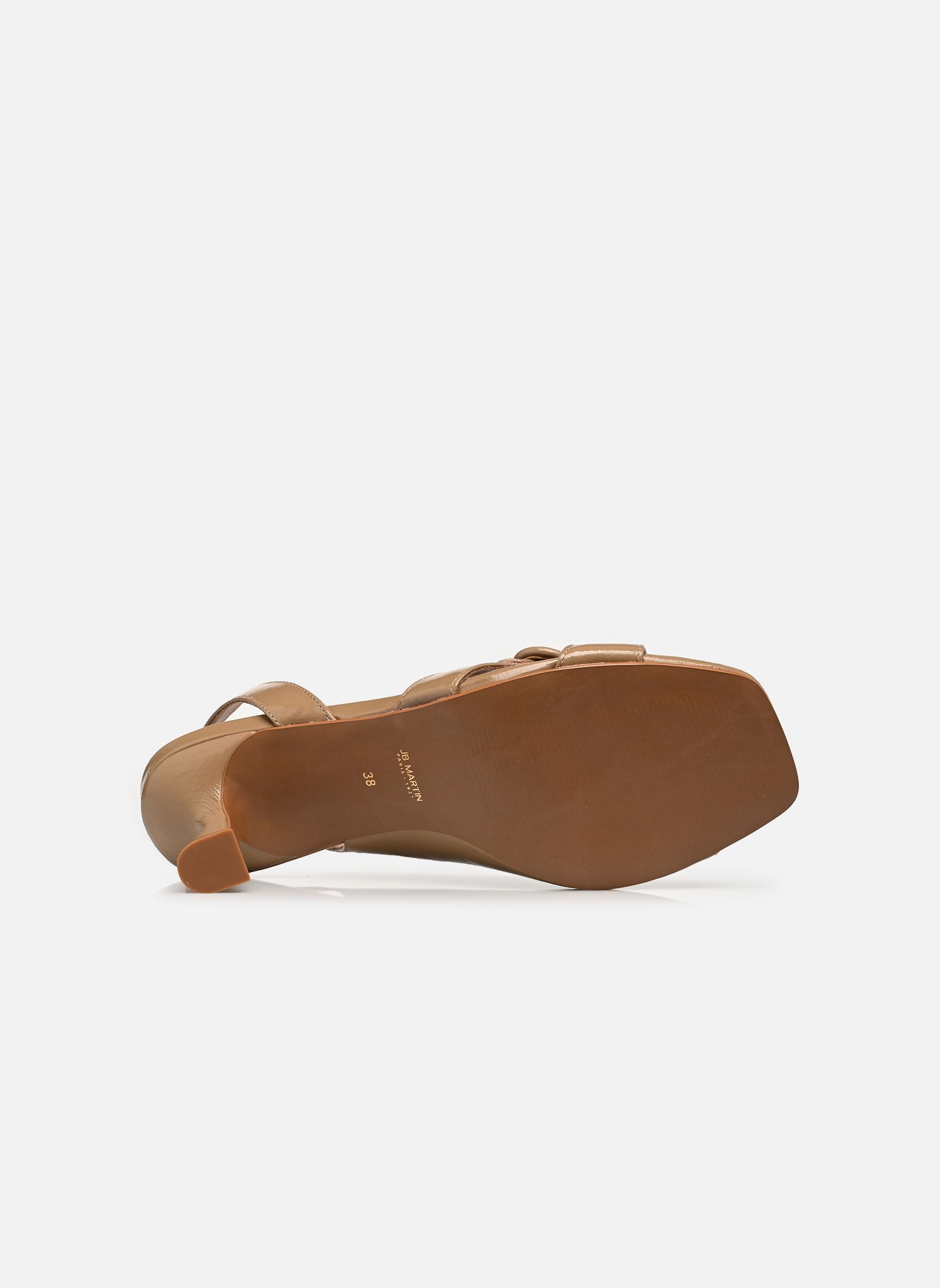 Sandales Lola femme marron JB Martin Sandales Lola femme marron VERNIS CAFE CREME