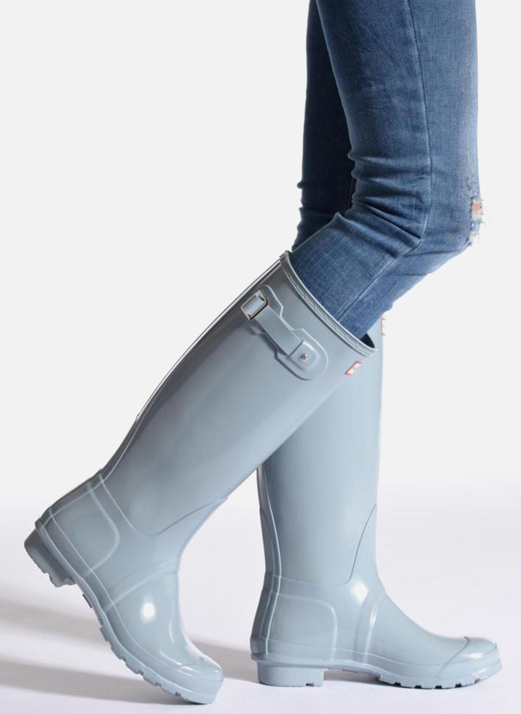 Bottes Original Tall Gloss femme bleu Hunter Bottes Original Tall Gloss femme bleu NAVY