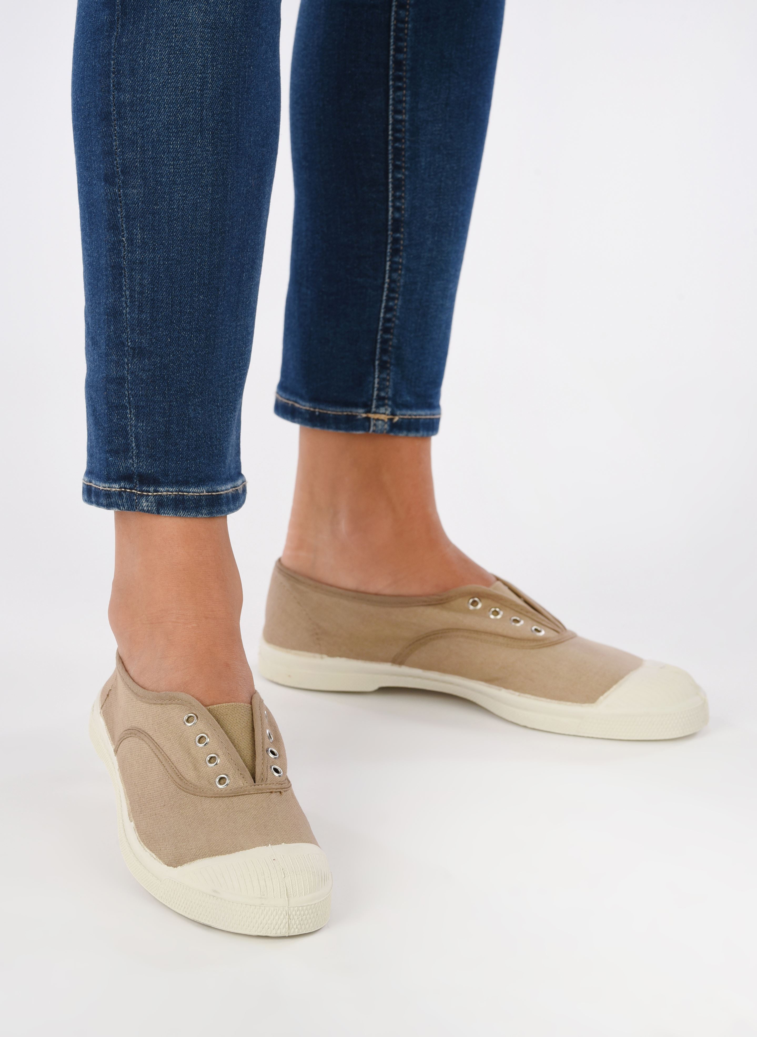 Leinen-Sneaker Tennis Elly W damen beige Bensimon Leinen-Sneaker Tennis Elly W damen beige COQUILLE