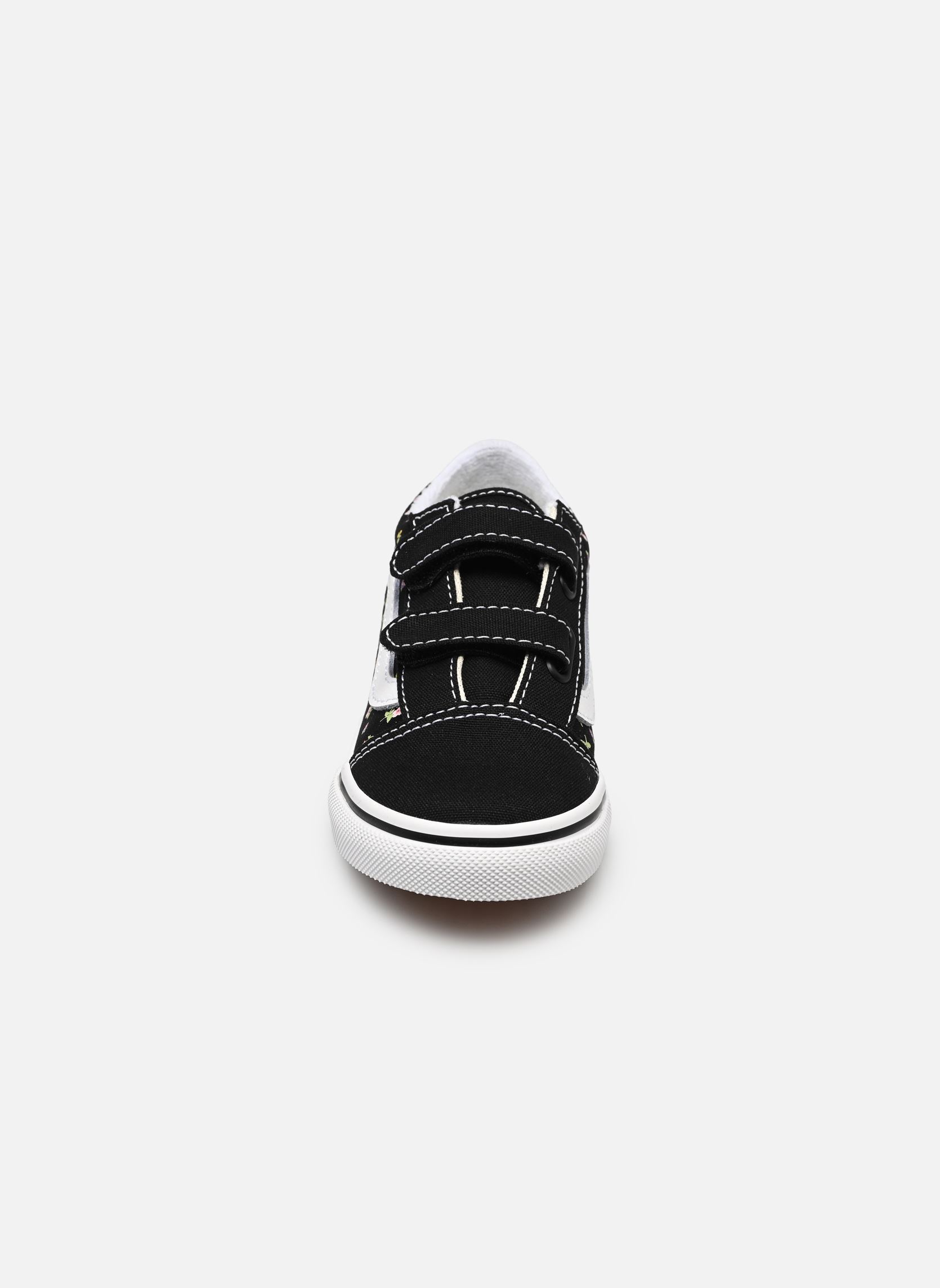 Niedrige Sneaker Old Skool v mädchen schwarz Vans Niedrige Sneaker Old Skool v mädchen schwarz DISTY FLORAL BLACK/SUNSET BL