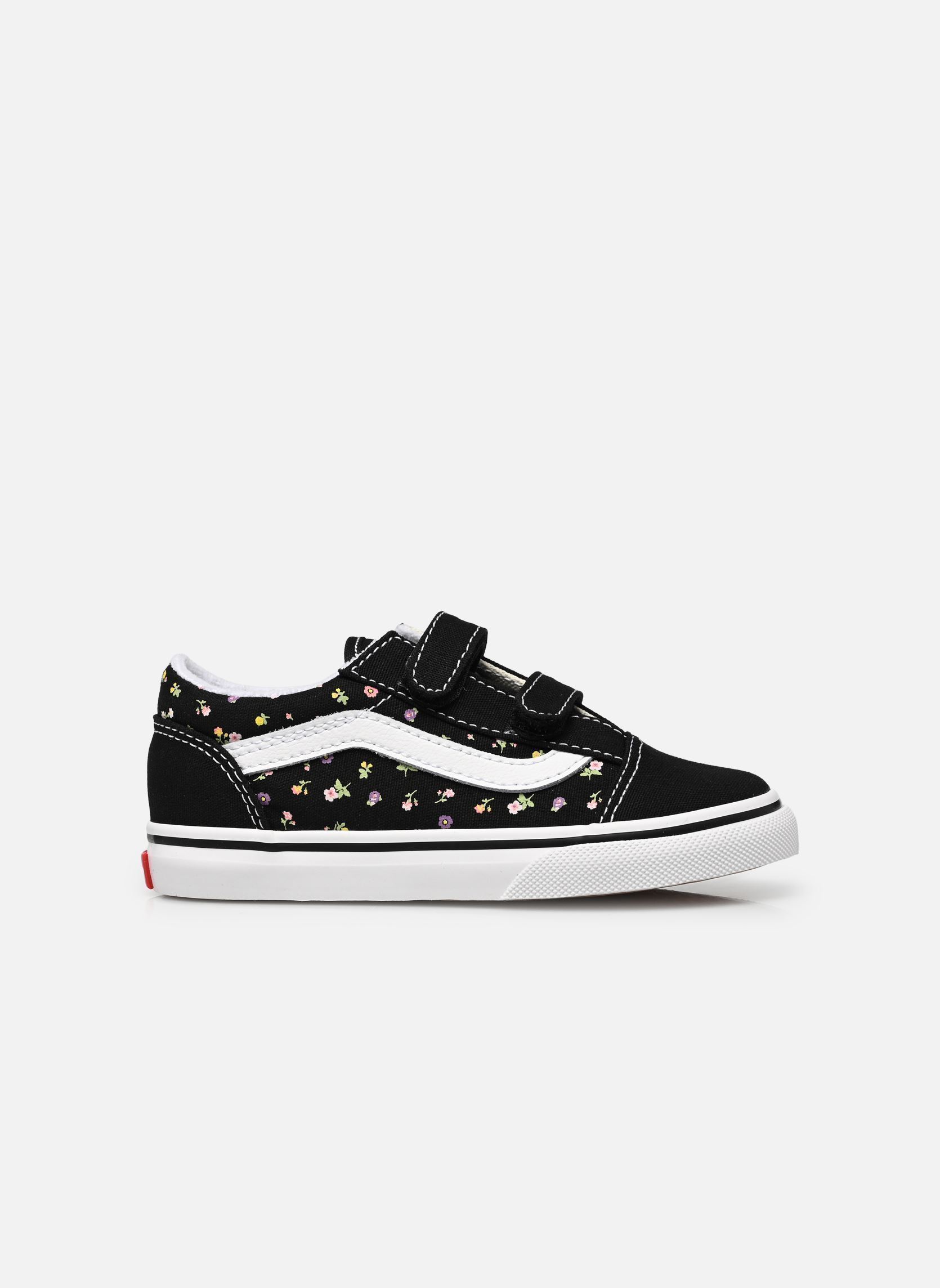 Niedrige Sneaker Old Skool v mädchen schwarz Vans Niedrige Sneaker Old Skool v mädchen schwarz DISTY FLORAL BLACK/SUNSET BL