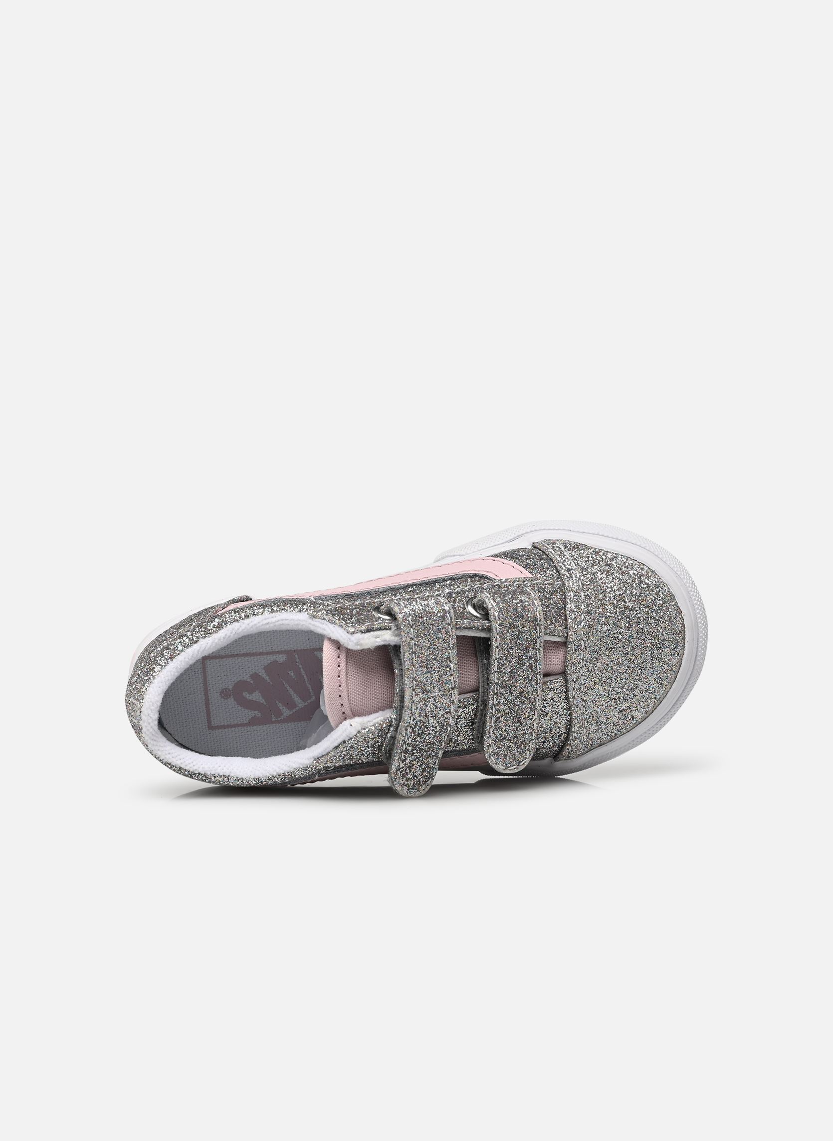 Lage sneakers Old Skool v meisjes zilver Vans Lage sneakers Old Skool v meisjes zilver GLITTER SILVER/PALE PET