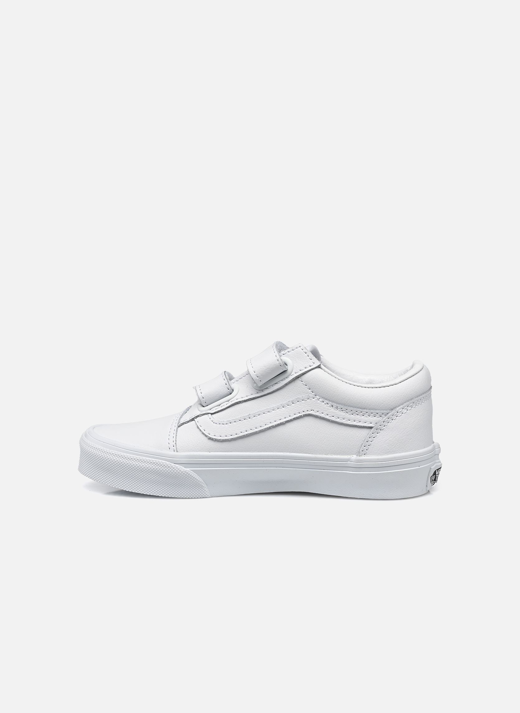 Niedrige Sneaker Old Skool V weiß Vans Niedrige Sneaker Old Skool V weiß CLASSIC TUMBLE WHITE MONO
