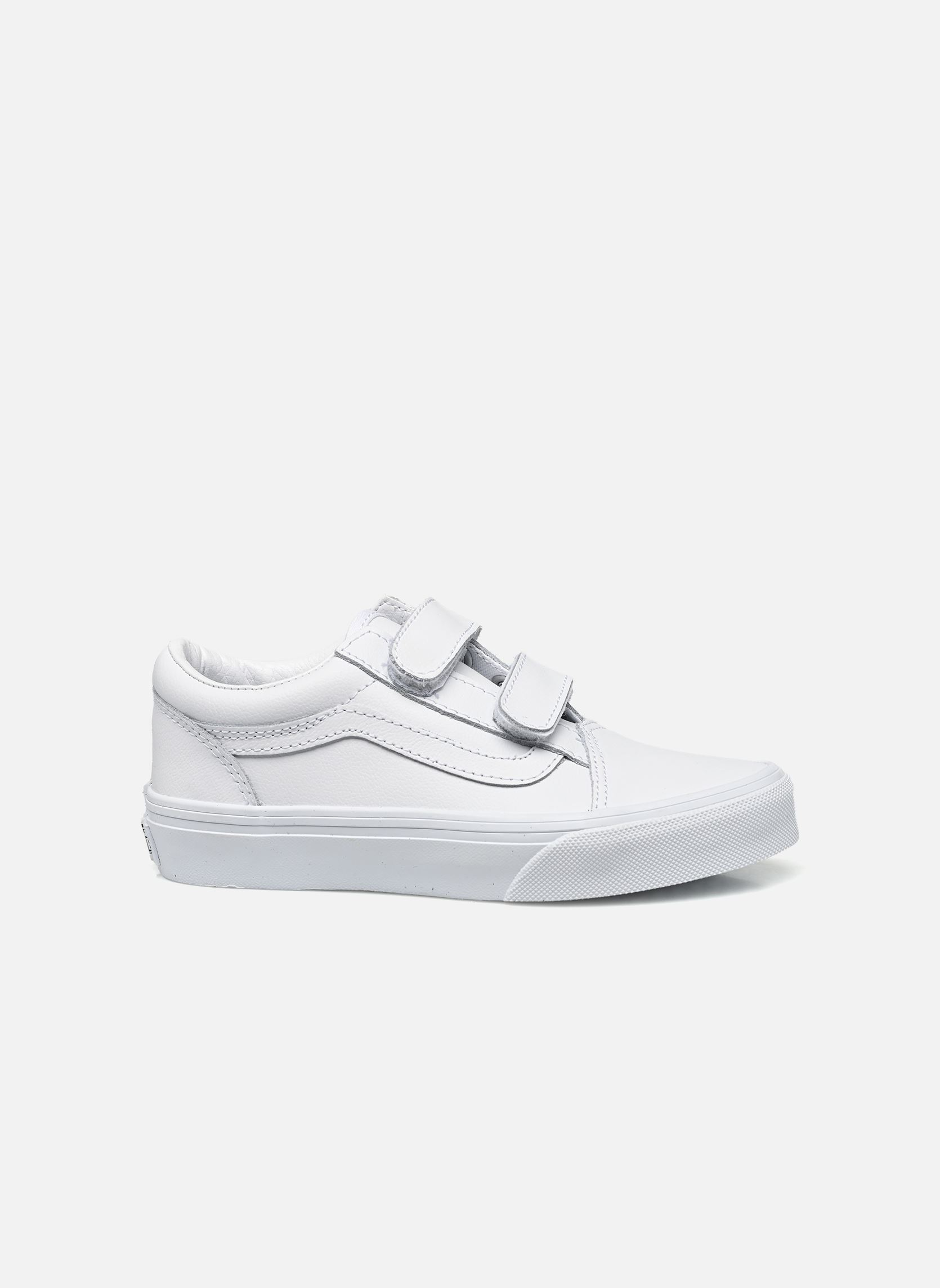 Niedrige Sneaker Old Skool V weiß Vans Niedrige Sneaker Old Skool V weiß CLASSIC TUMBLE WHITE MONO