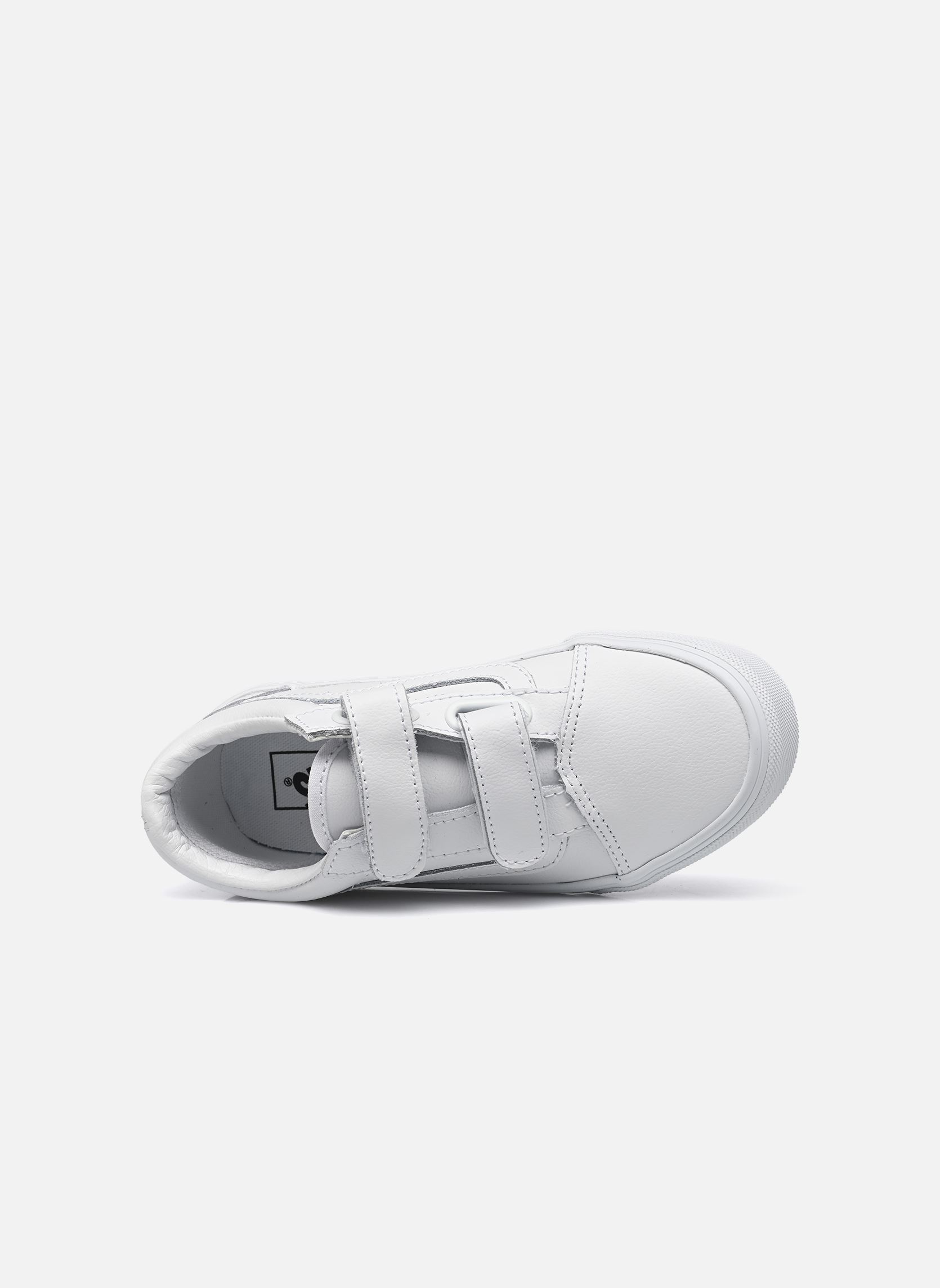 Niedrige Sneaker Old Skool V weiß Vans Niedrige Sneaker Old Skool V weiß CLASSIC TUMBLE WHITE MONO